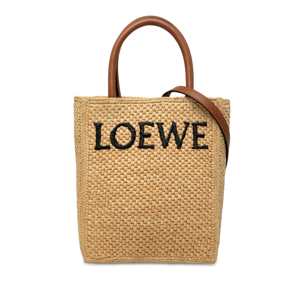 LOEWE Raffia Standard A5 Satchel