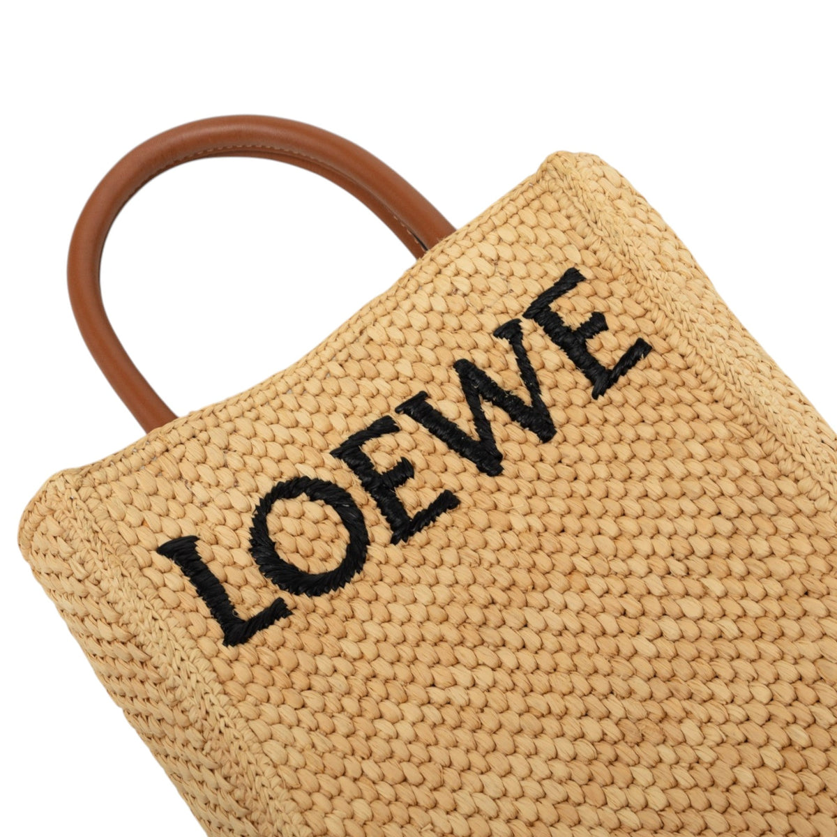 LOEWE Raffia Standard A5 Satchel