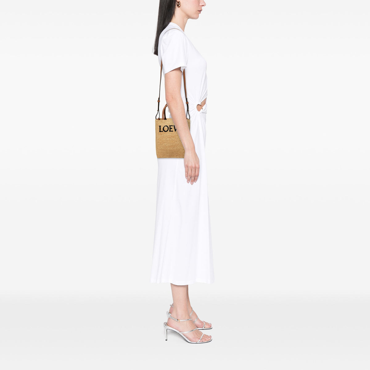 LOEWE Raffia Standard A5 Satchel