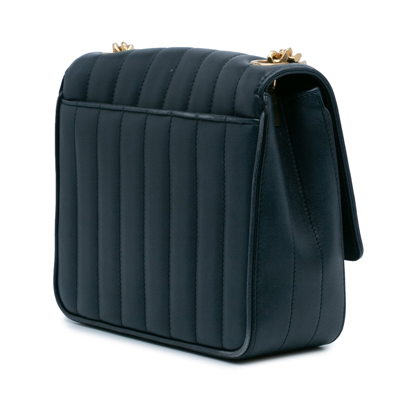 Saint Laurent Medium Lambskin Monogram Vicky Chain Bag