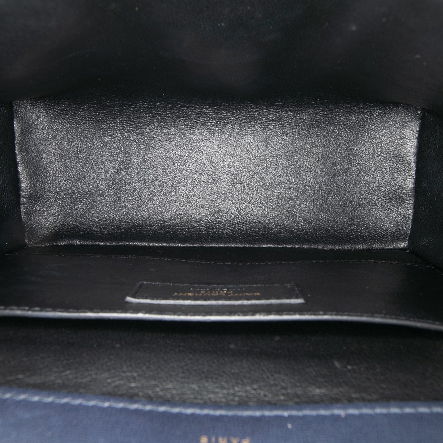 Saint Laurent Medium Lambskin Monogram Vicky Chain Bag