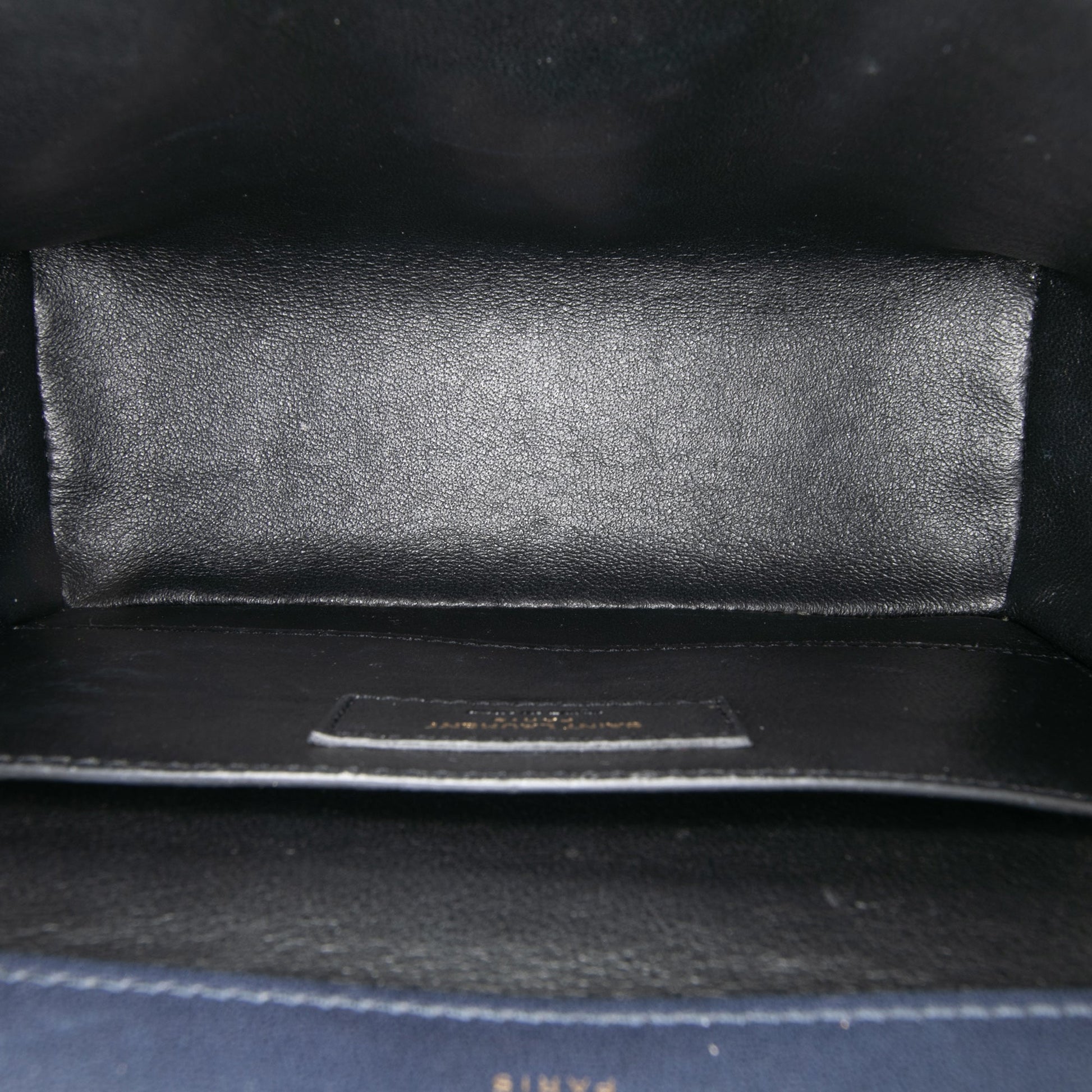 Saint Laurent Medium Lambskin Monogram Vicky Chain Bag