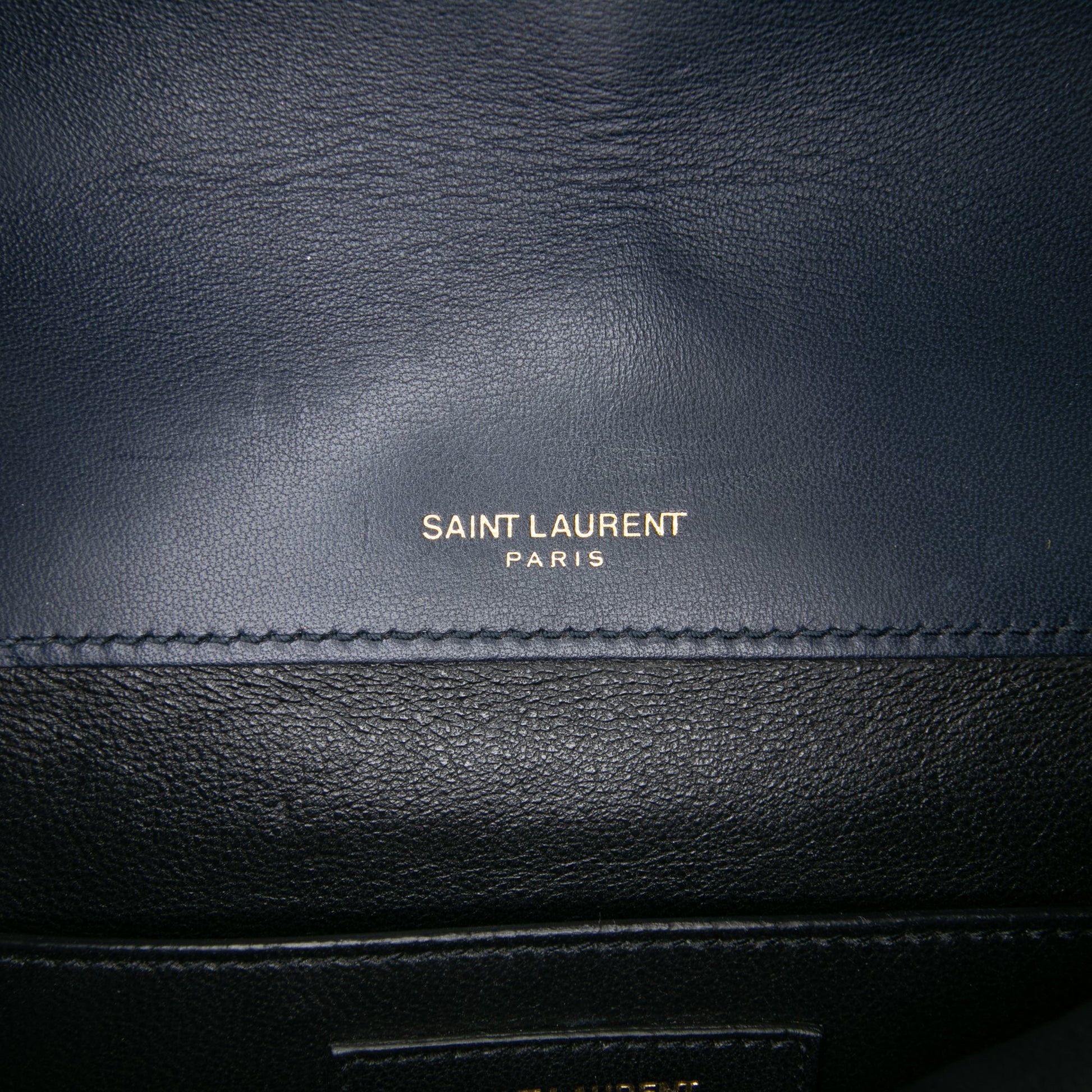Saint Laurent Medium Lambskin Monogram Vicky Chain Bag