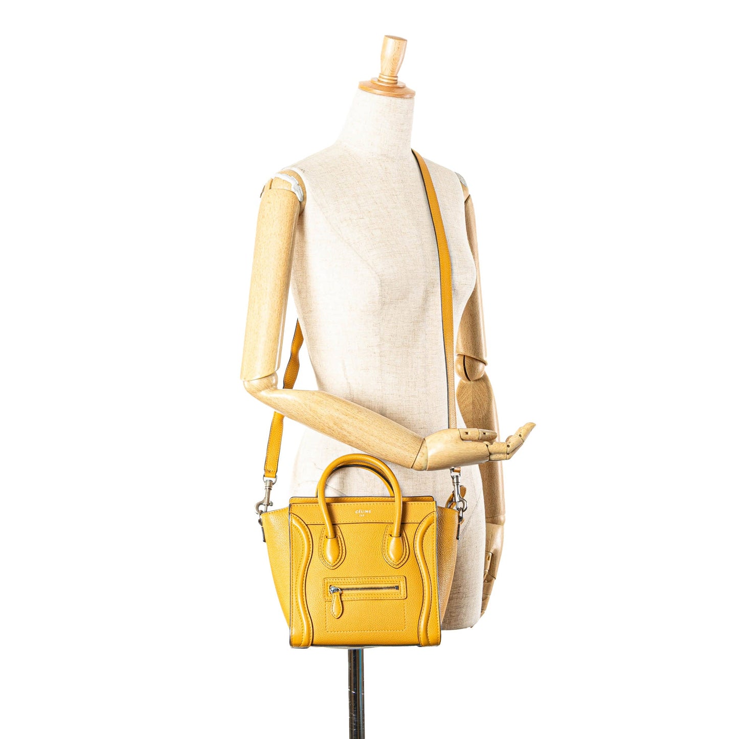 Celine Nano Leather Luggage Tote