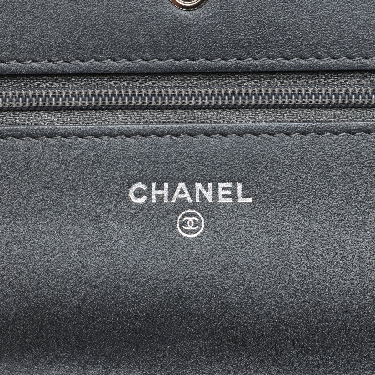 Chanel CC Quilted Patent Wallet On Chain