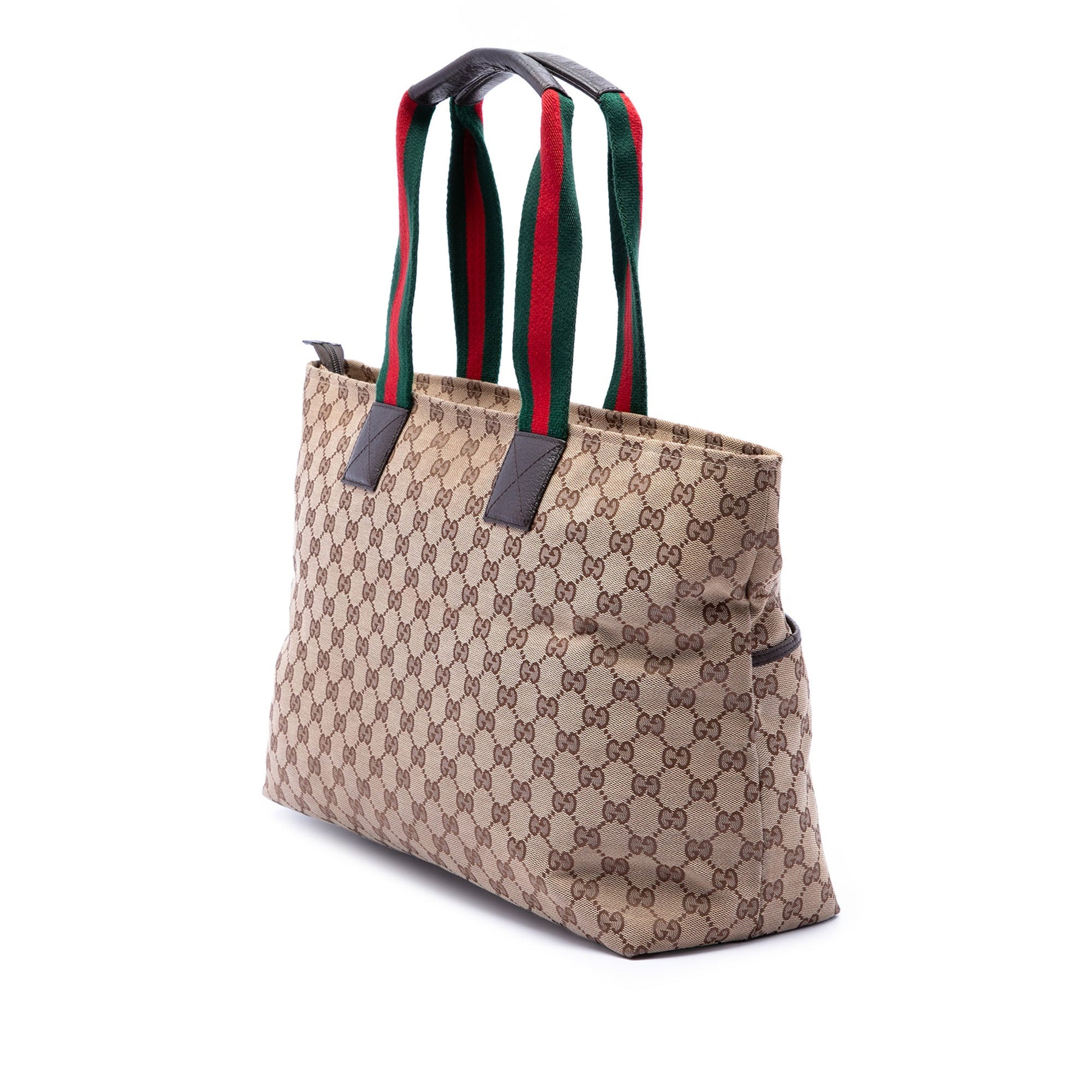 Gucci GG Canvas Web Tote