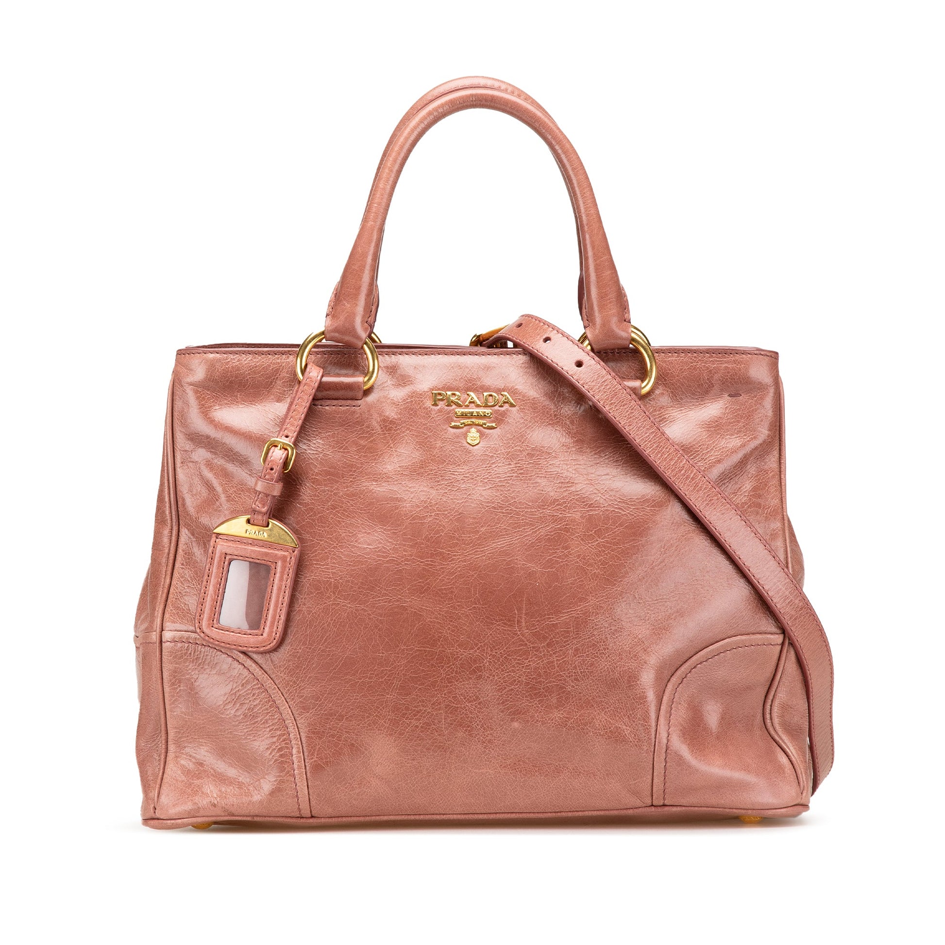 Prada Vitello Shine Satchel