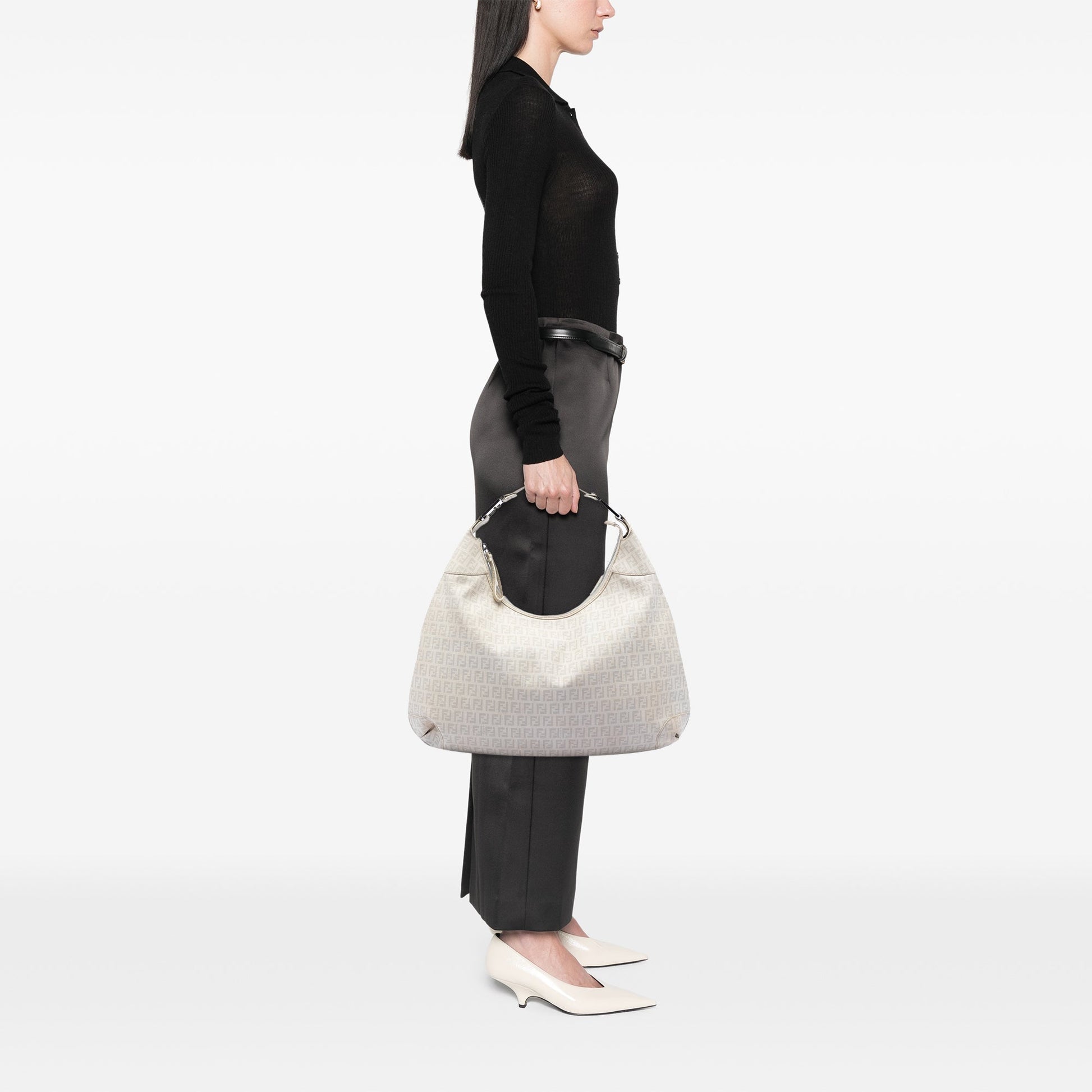 Fendi Zucchino Spalmati Hobo