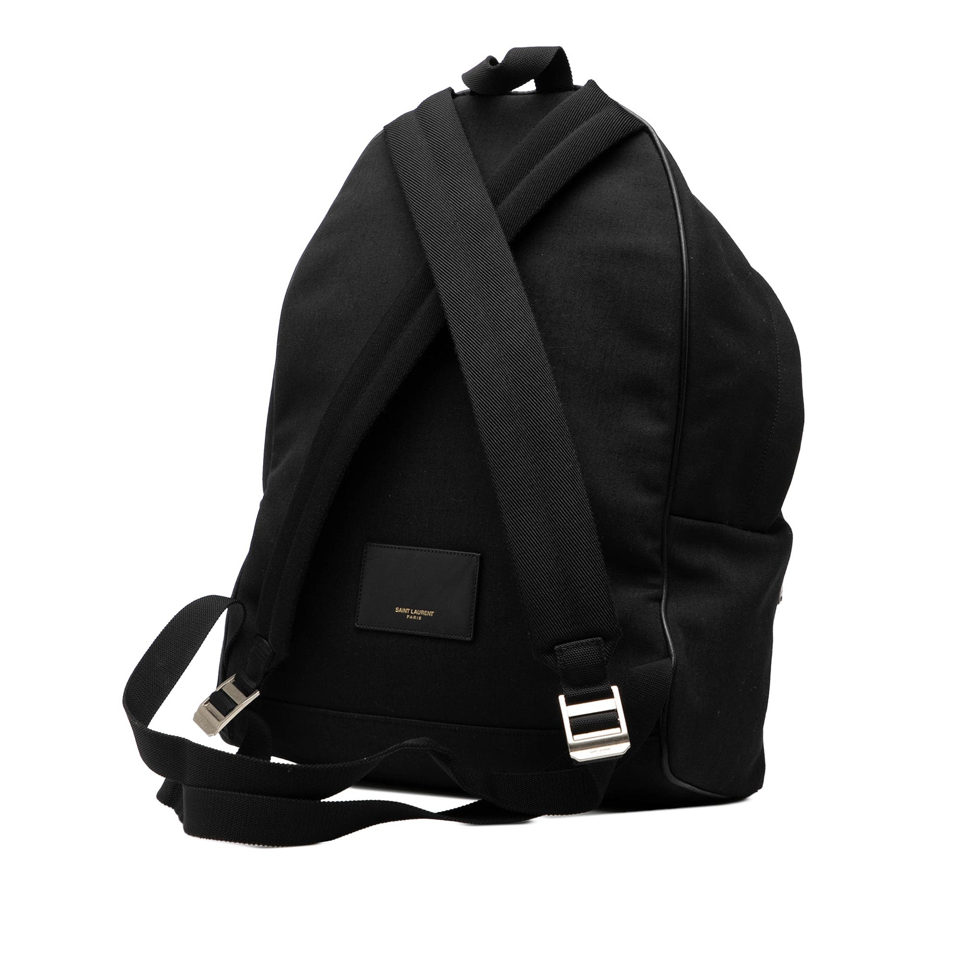 Saint Laurent Nylon and Denim Classic Hunting Backpack