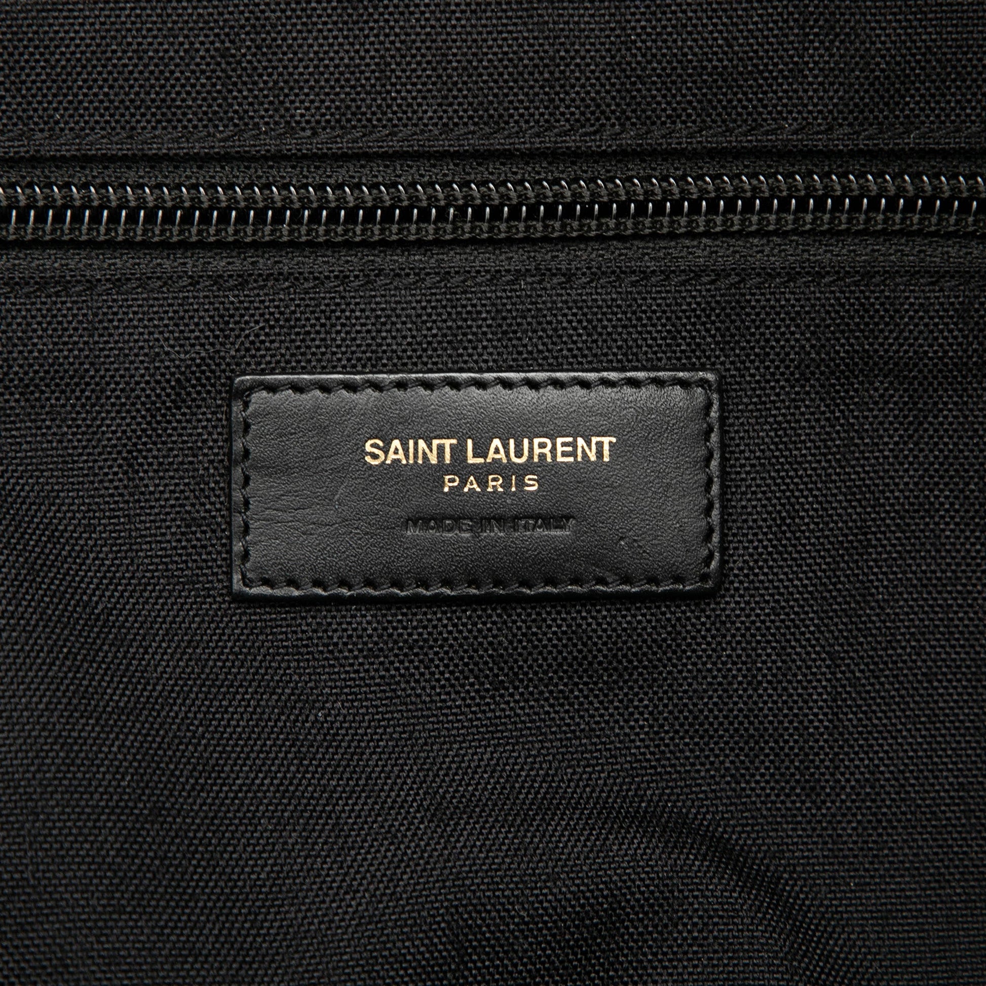 Saint Laurent Nylon and Denim Classic Hunting Backpack