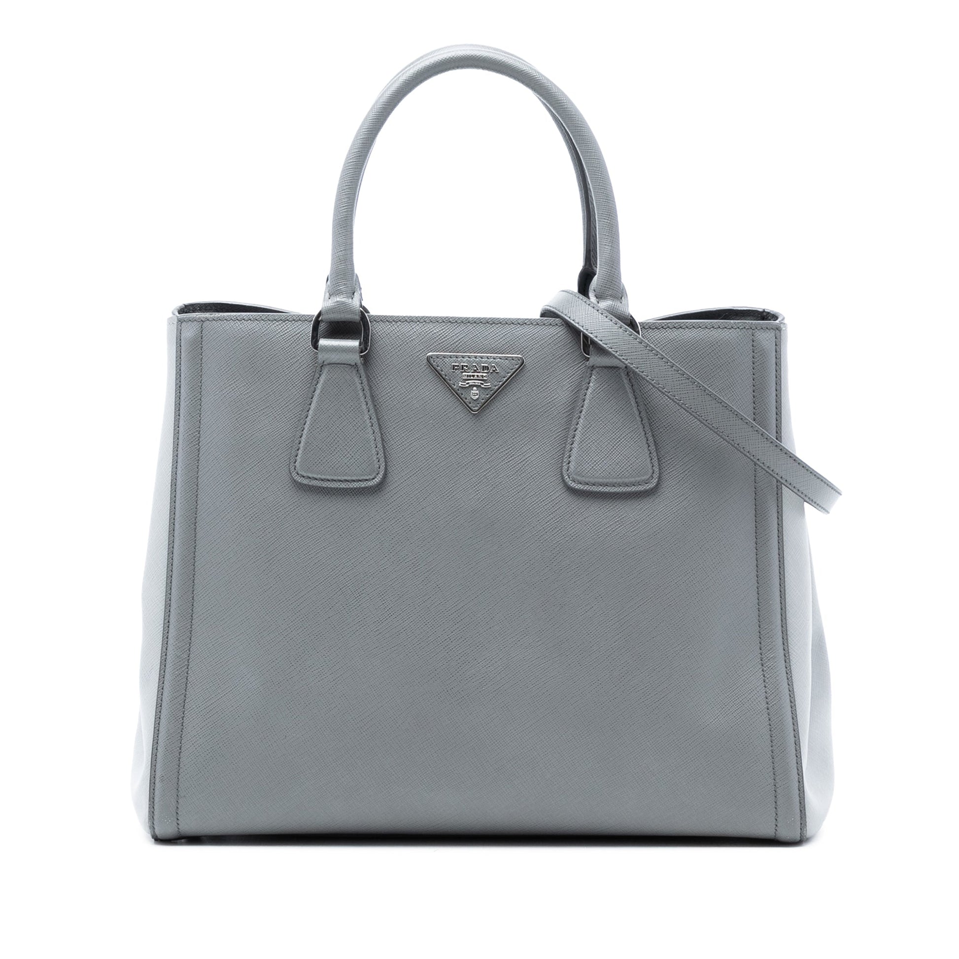 Prada Medium Bicolor Saffiano Lux Galleria Satchel