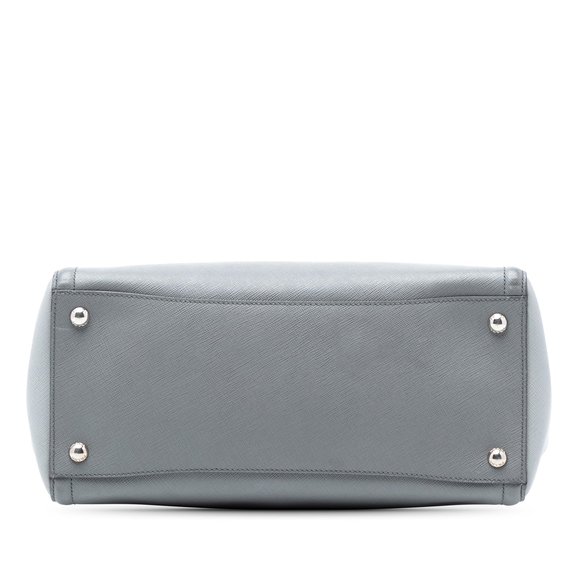 Prada Medium Bicolor Saffiano Lux Galleria Satchel