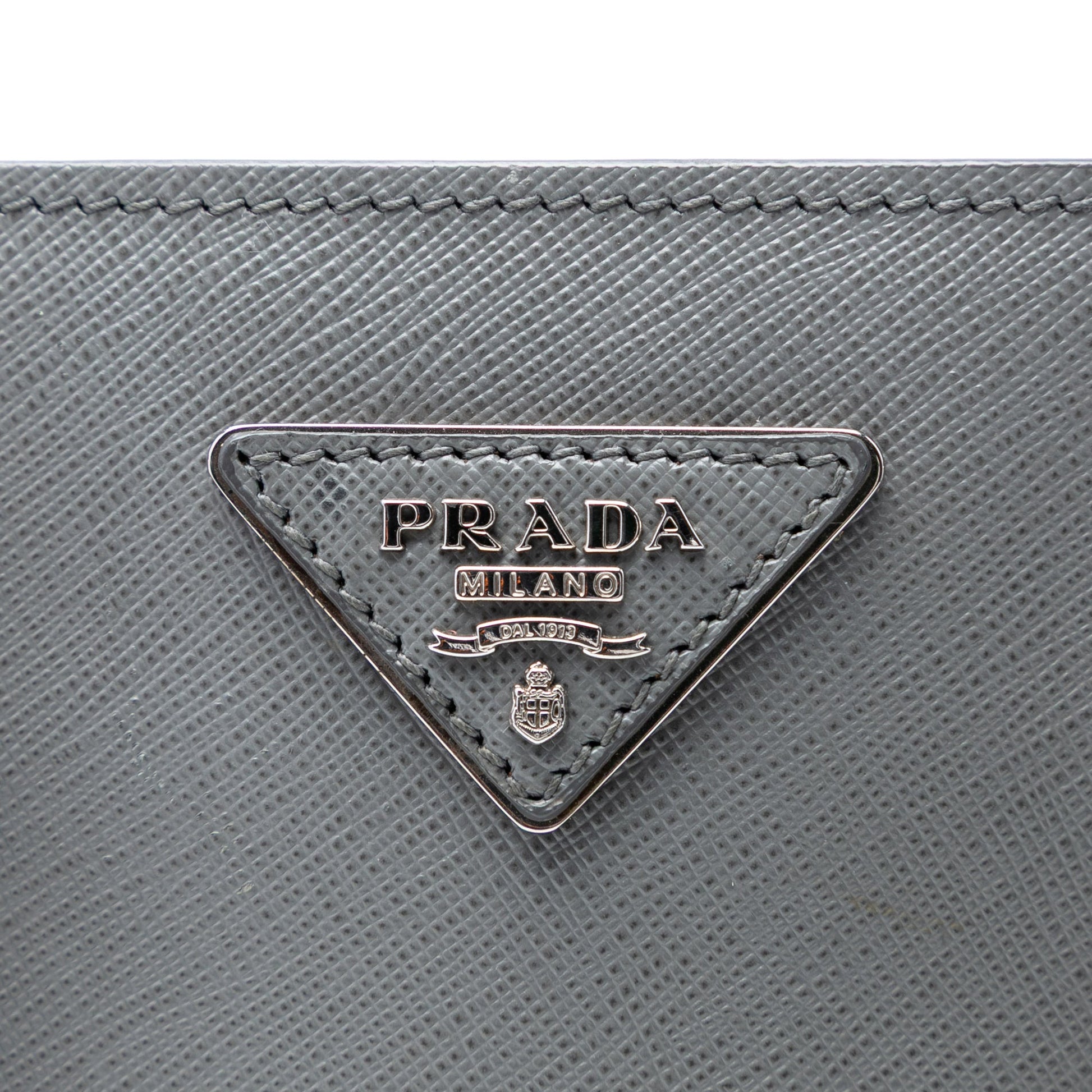 Prada Medium Bicolor Saffiano Lux Galleria Satchel