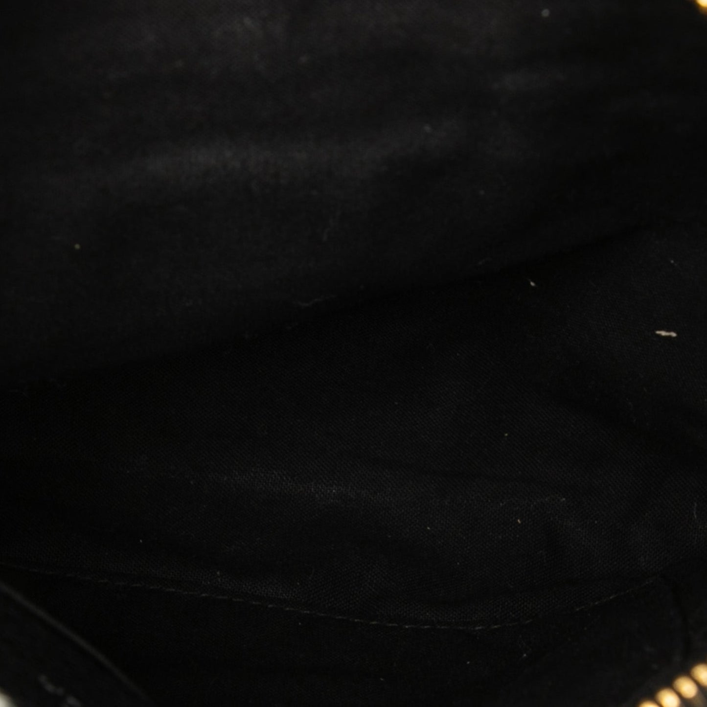 Lambskin Motocross Metallic Edge Flat Clutch
