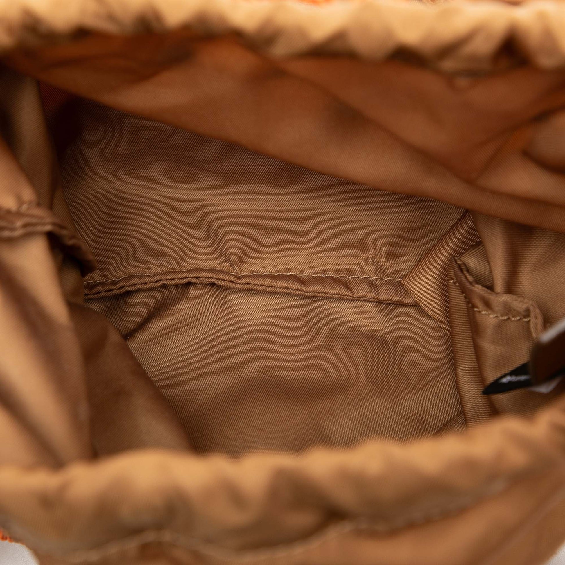 Prada Small Suede Macrame Noue Shoulder Bag