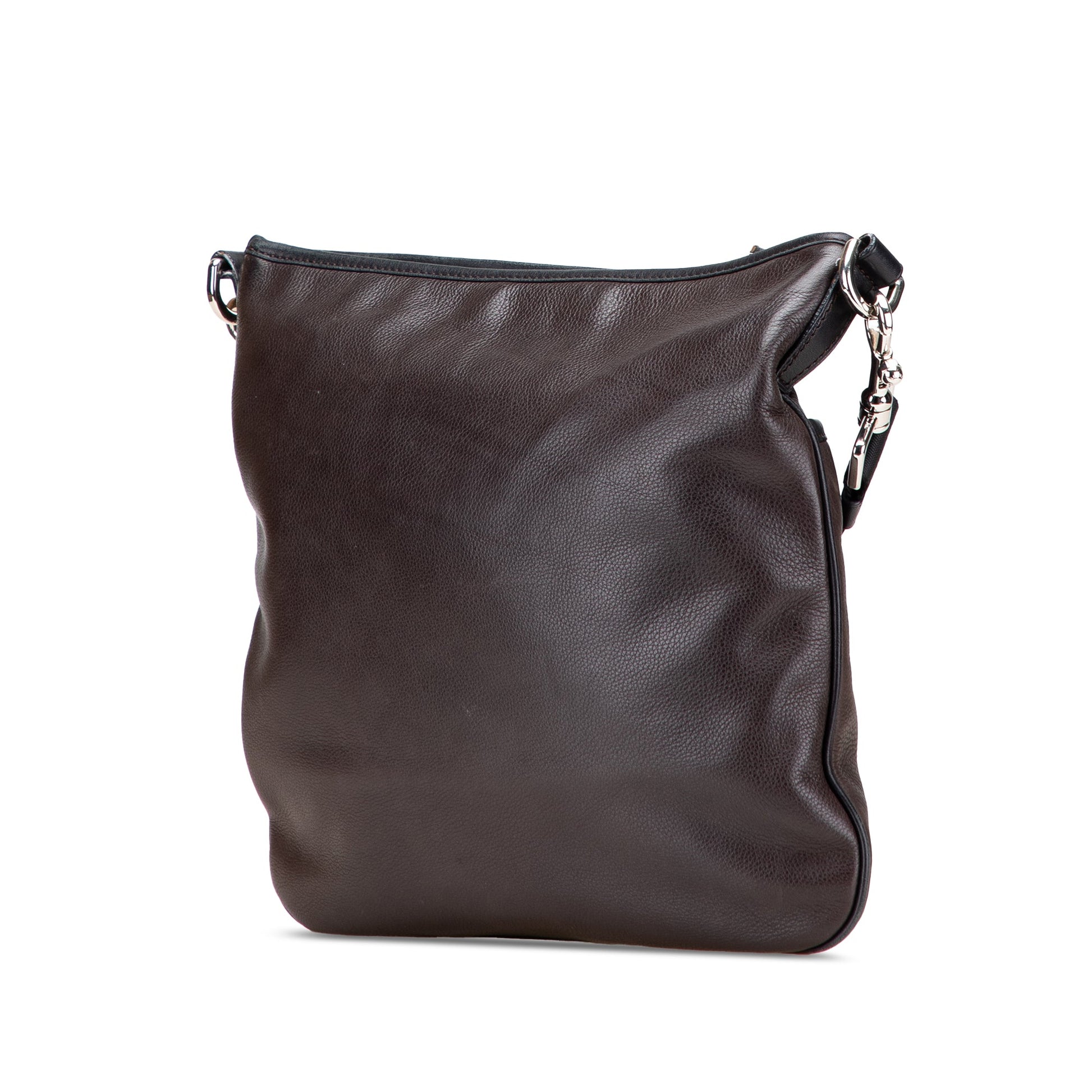 LOEWE Anagram Leather Messenger Bag