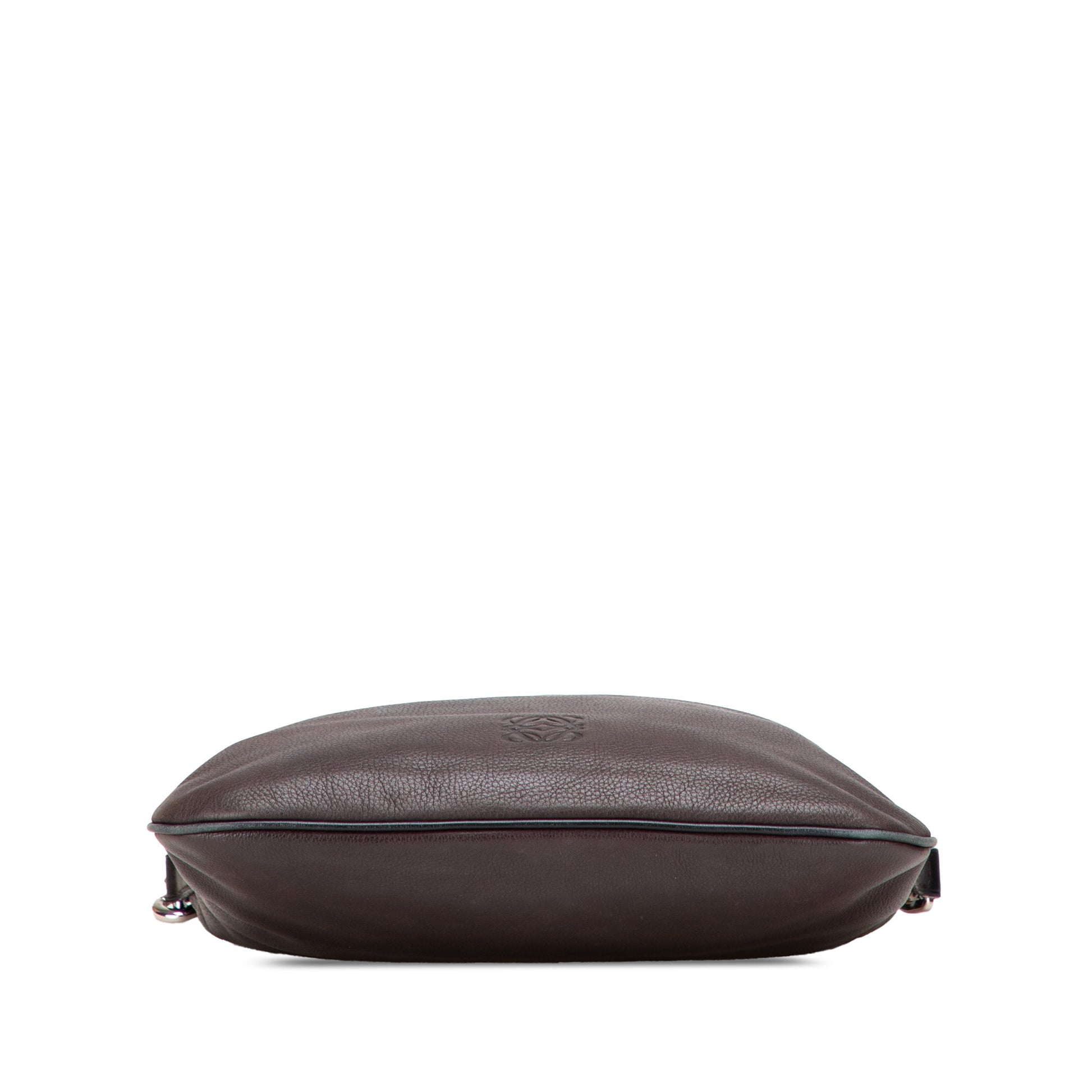 LOEWE Anagram Leather Messenger Bag