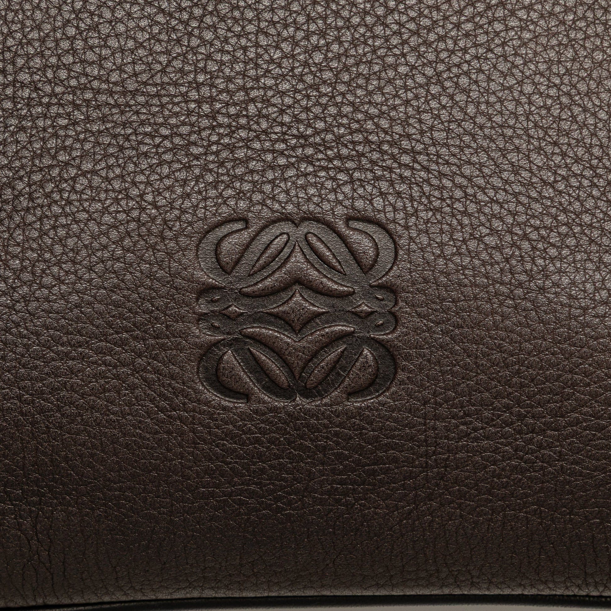 LOEWE Anagram Leather Messenger Bag