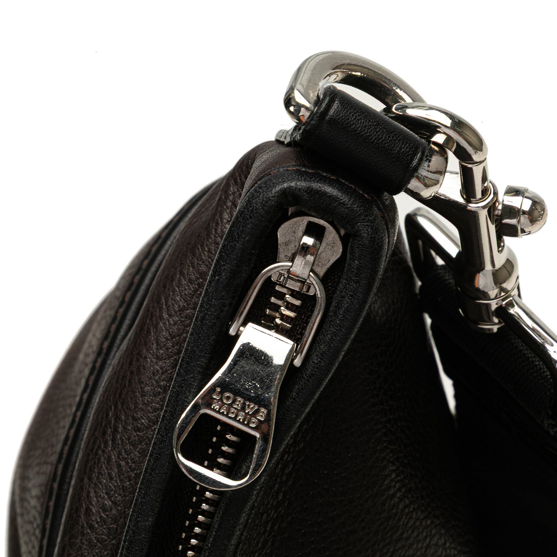 LOEWE Anagram Leather Messenger Bag