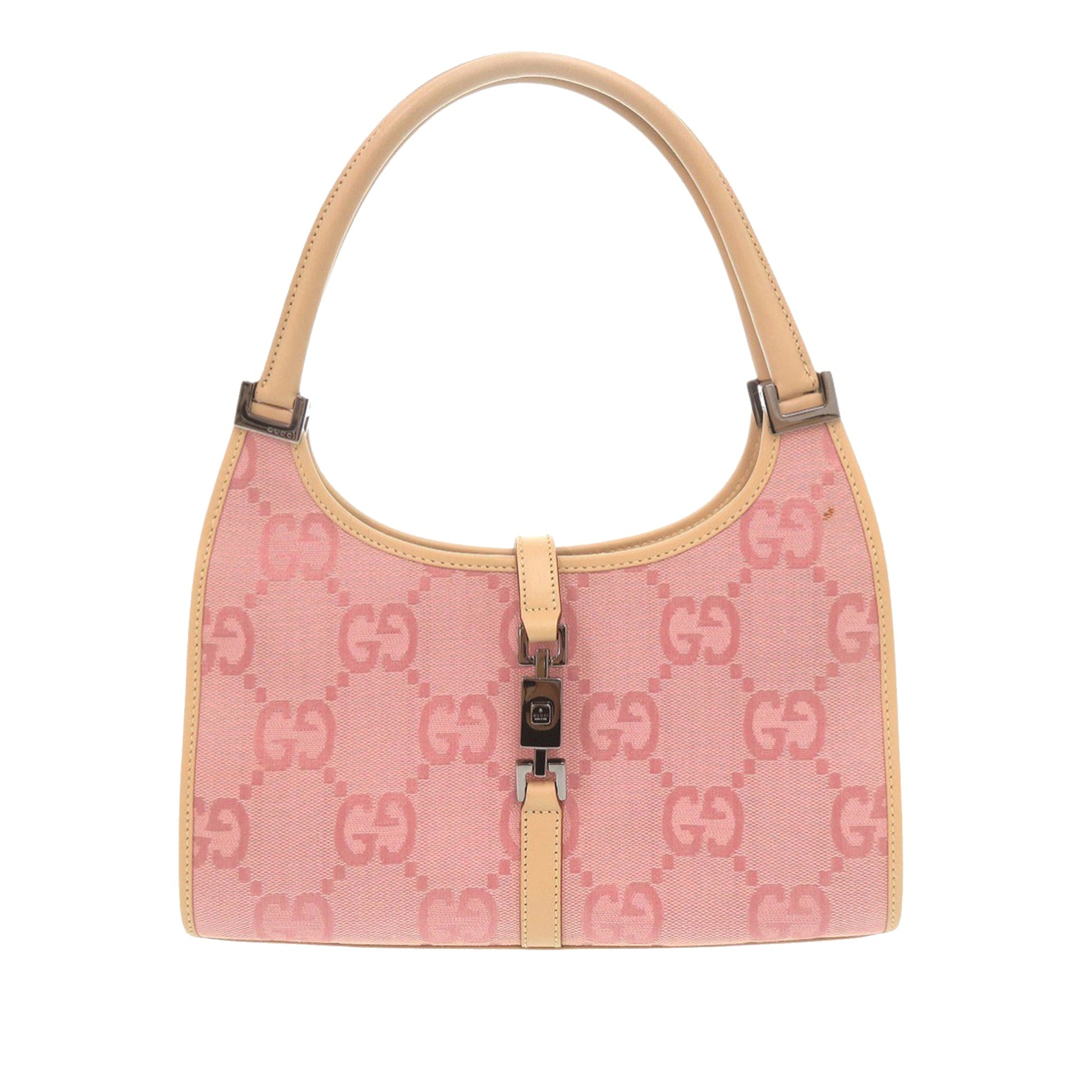 Gucci GG Canvas Jackie Bardot Handbag