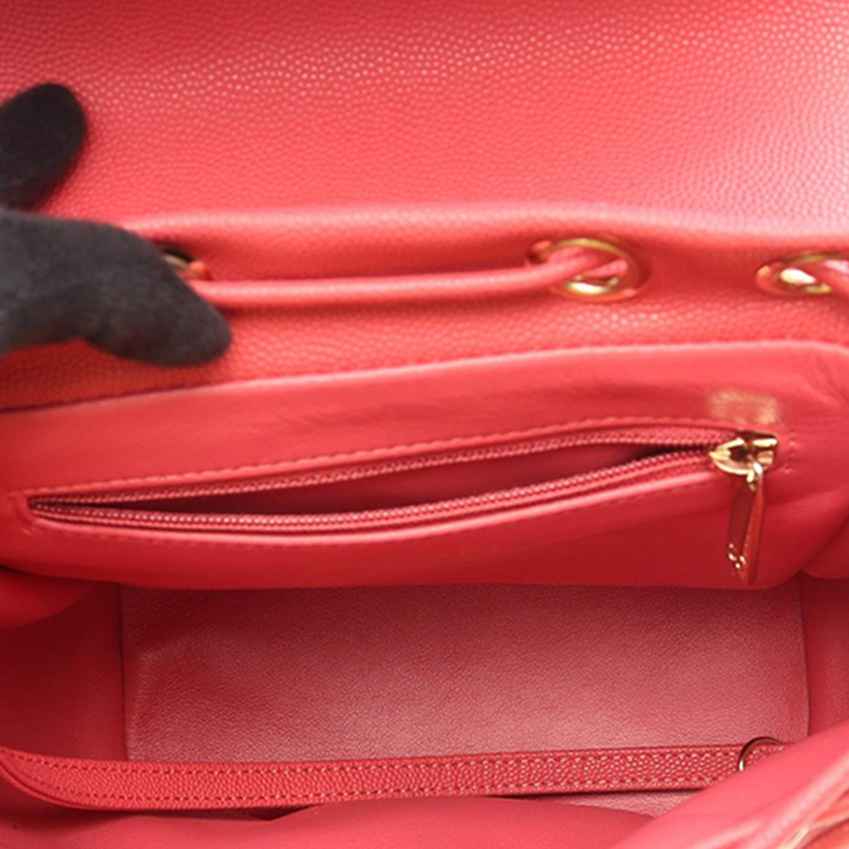 Chanel Quilted Caviar CC Filigree Backpack