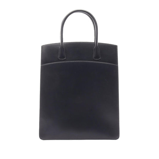 Hermès Box Calf White Bus Up Tote