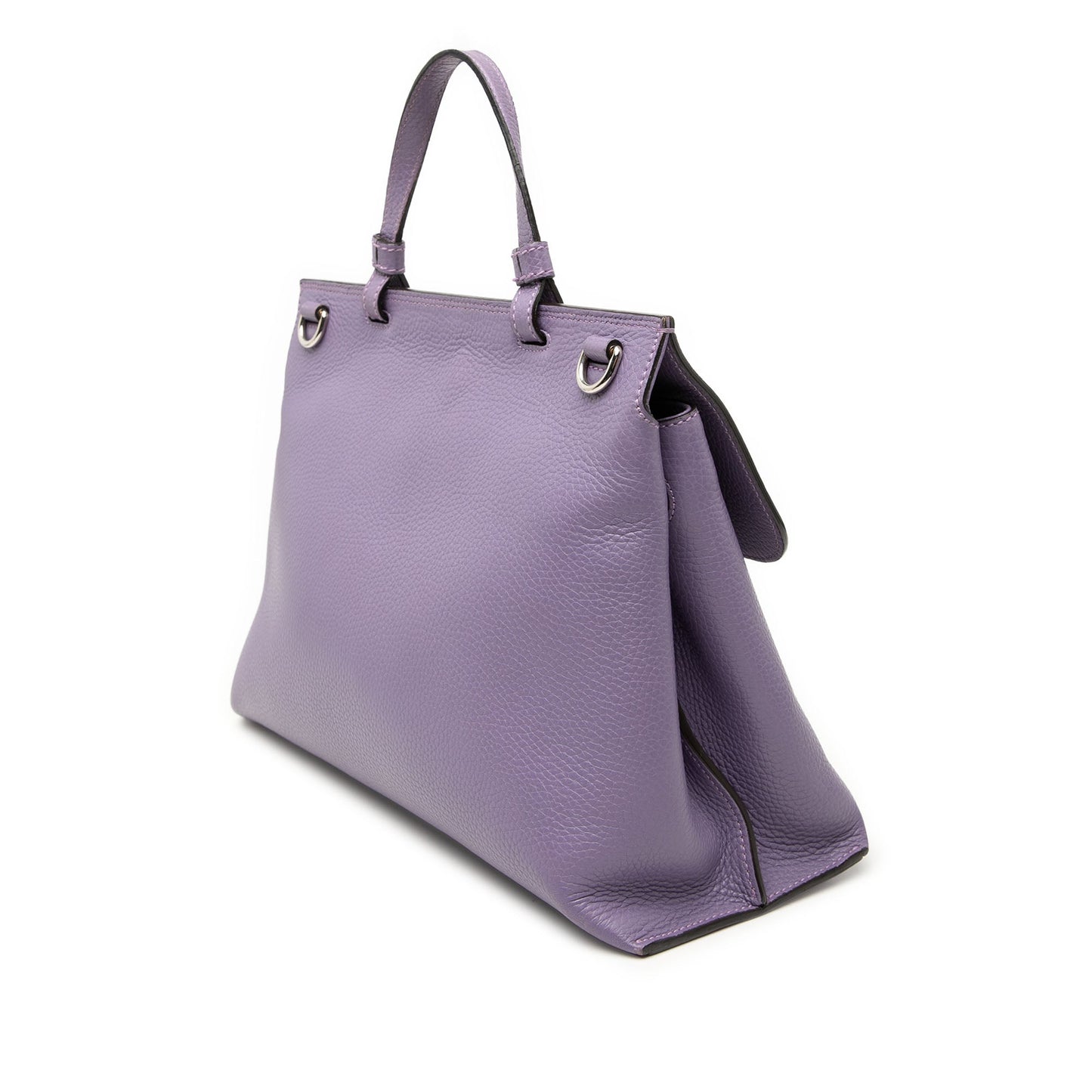 Gucci Medium Calfskin Bamboo Daily Satchel