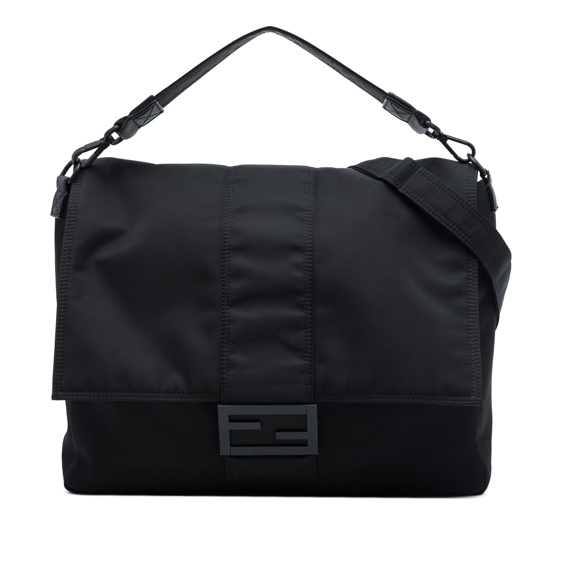 Fendi Nylon Baguette Messenger Bag