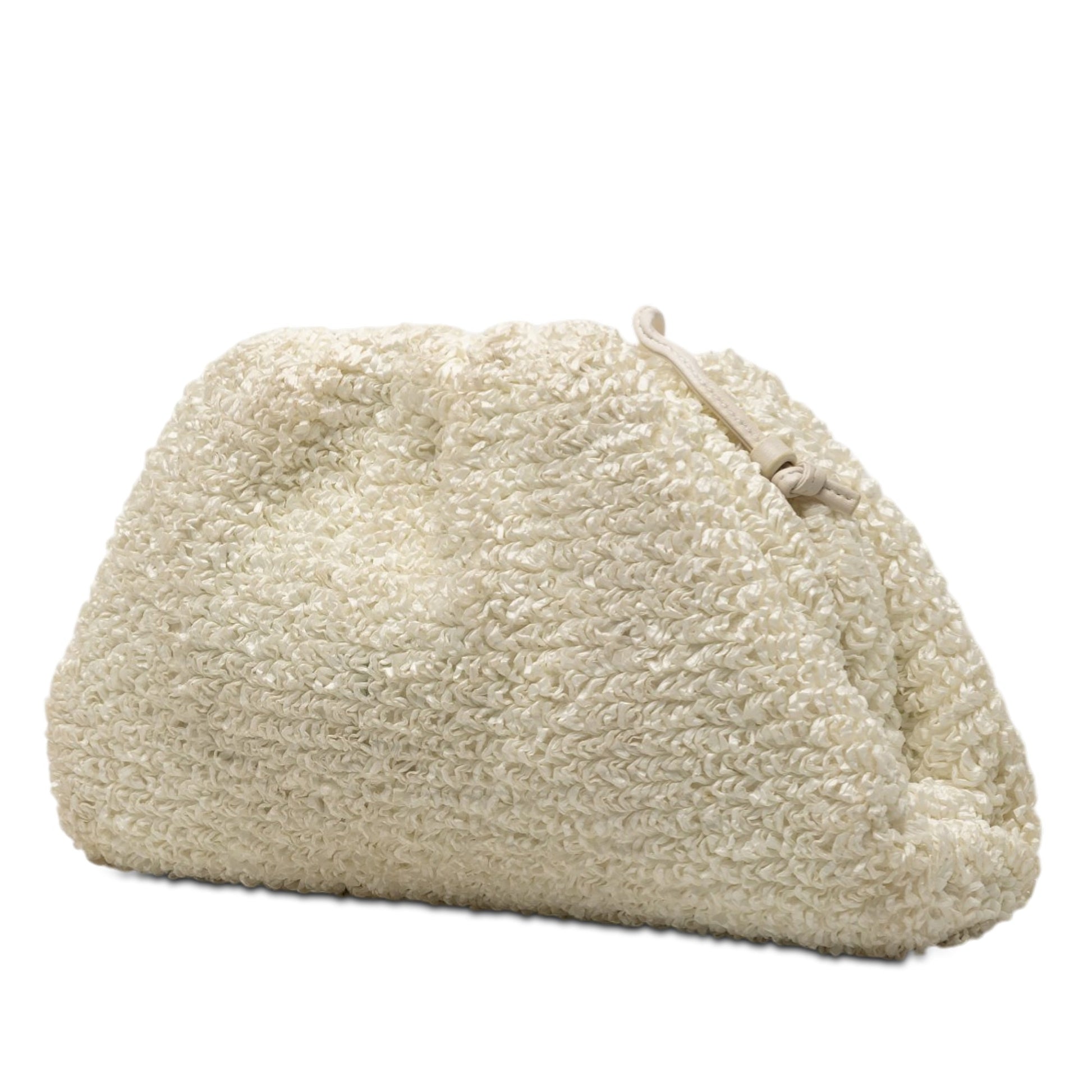 Bottega Veneta Boucle Raffia The Mini Pouch Crossbody