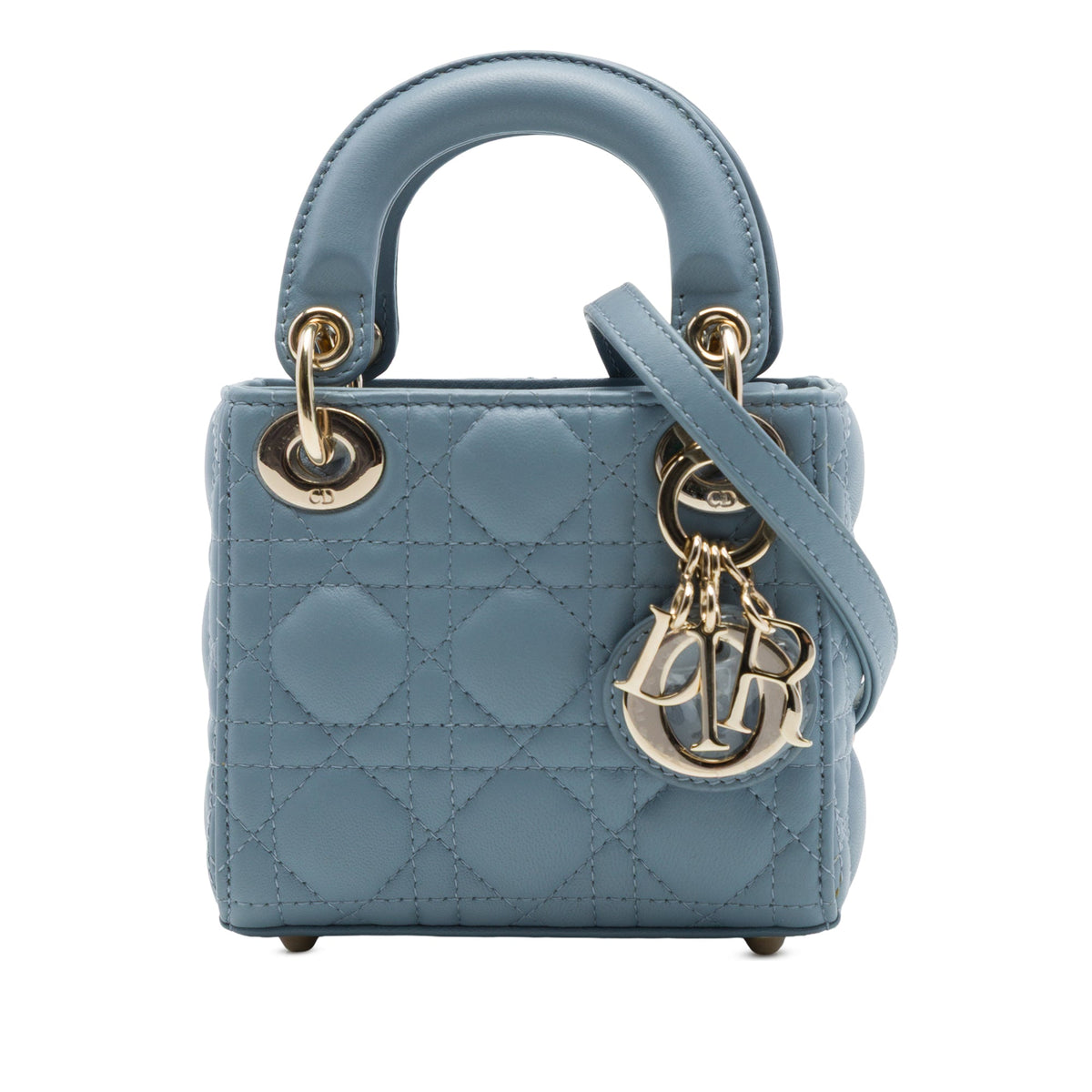 Dior Micro Lambskin Cannage Lady Dior