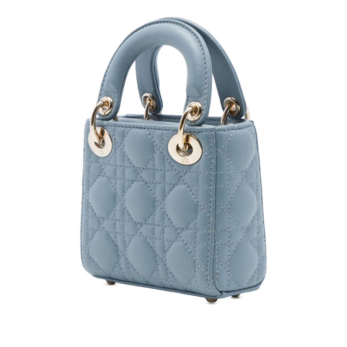 Dior Micro Lambskin Cannage Lady Dior