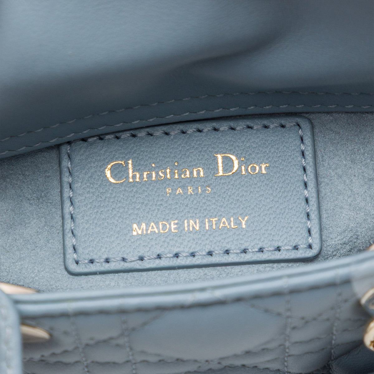 Dior Micro Lambskin Cannage Lady Dior