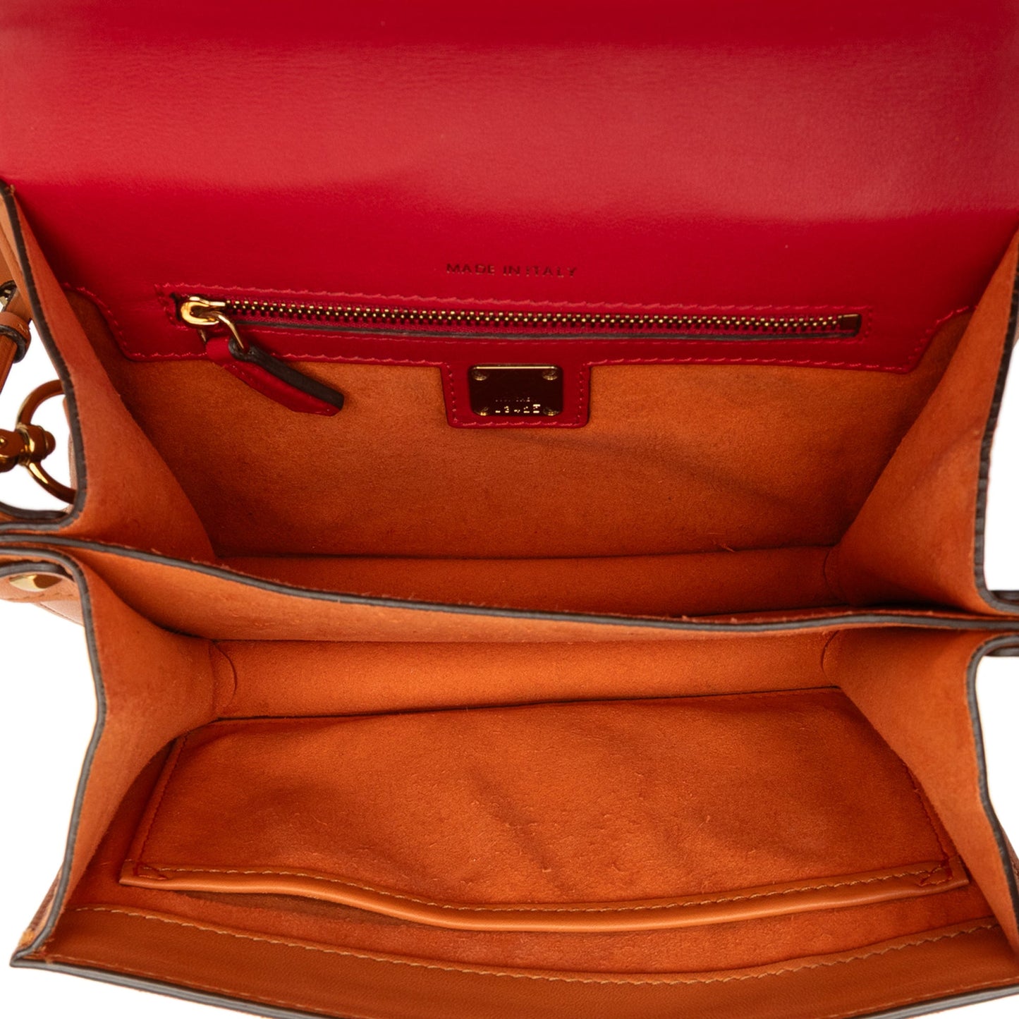 MCM Studded Suede and Pony Hair Patricia Crossbody