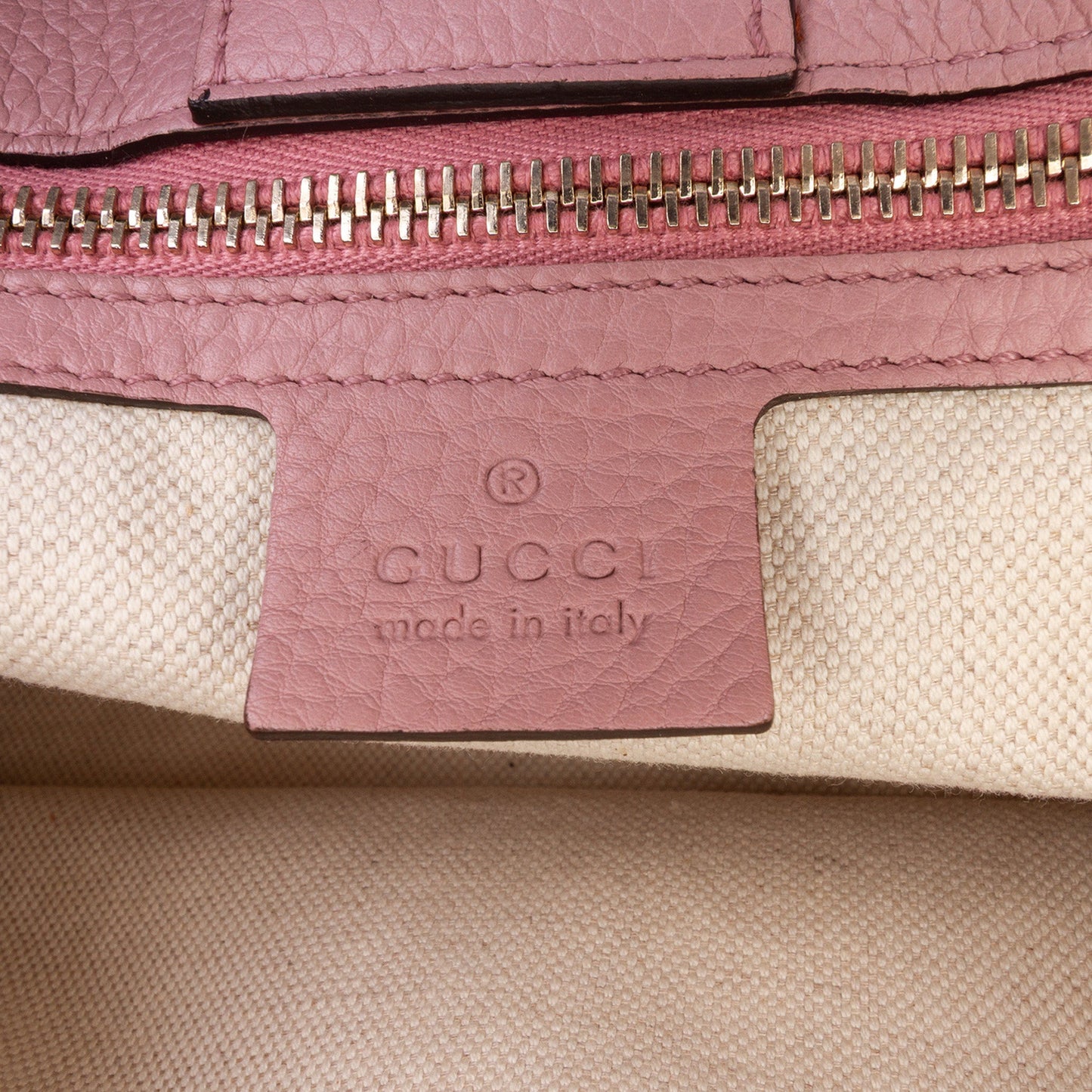 Gucci Medium Calfskin Bamboo Shopper Satchel