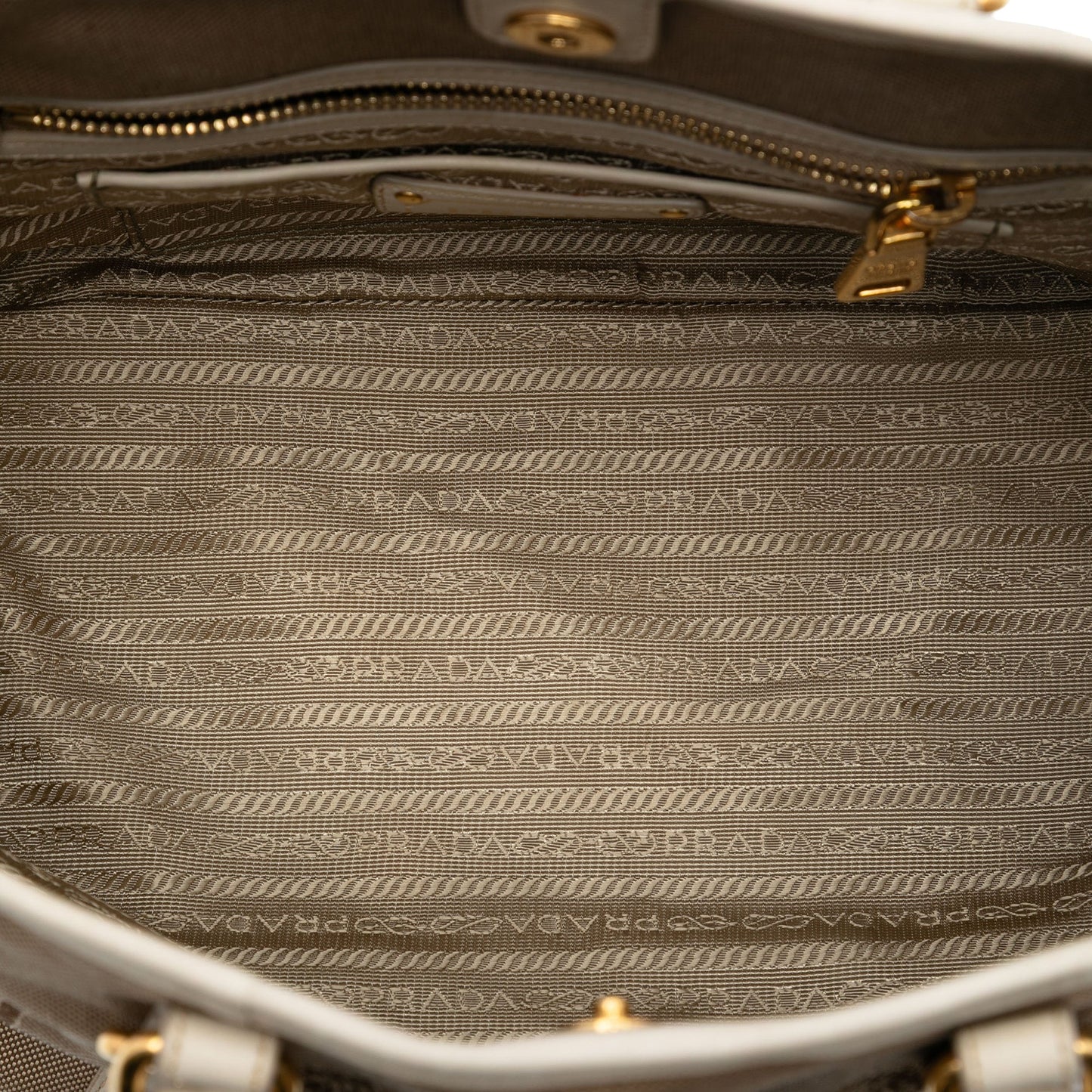 Prada Canvas Canapa Logo Bow Satchel