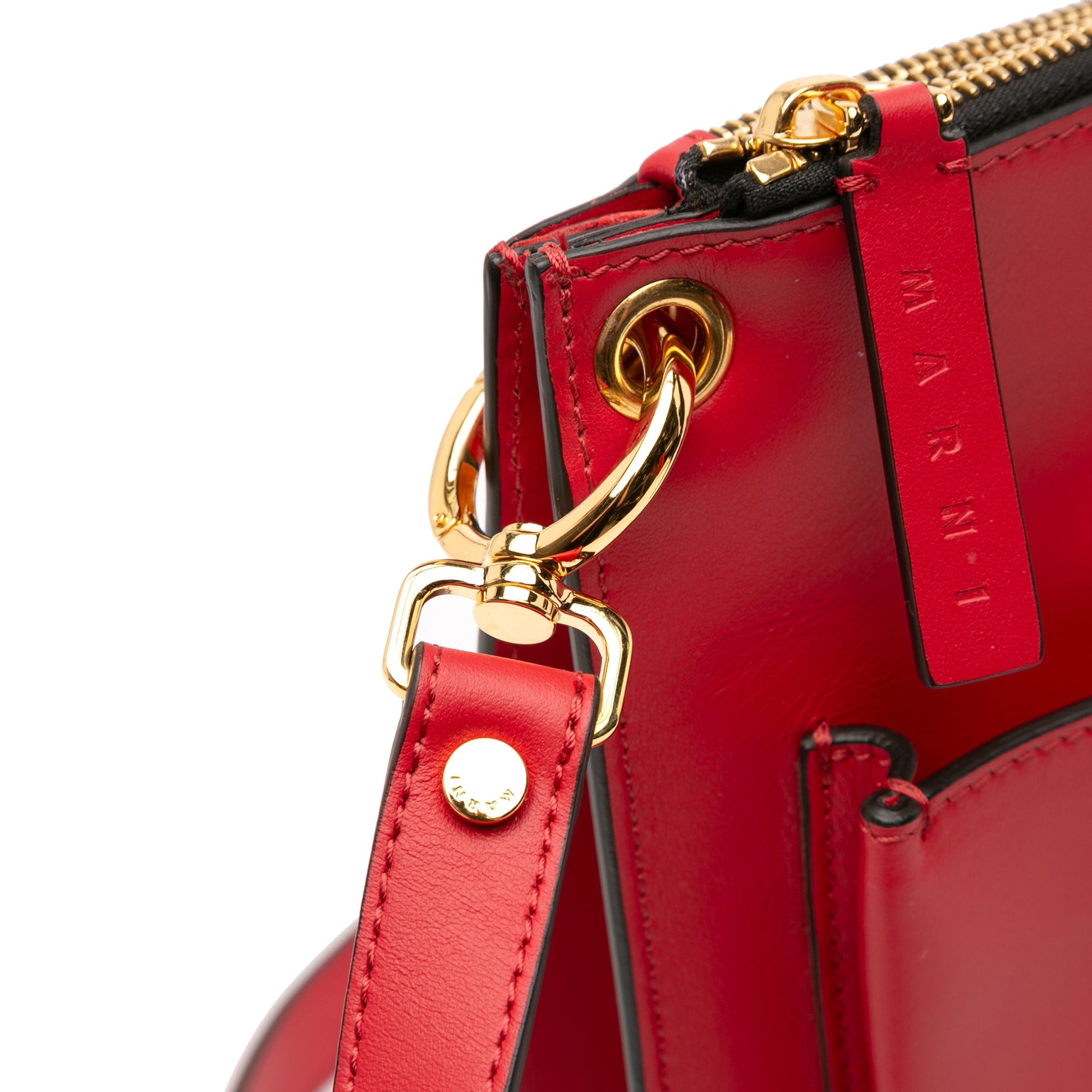 Marni Leather Pocket Crossbody
