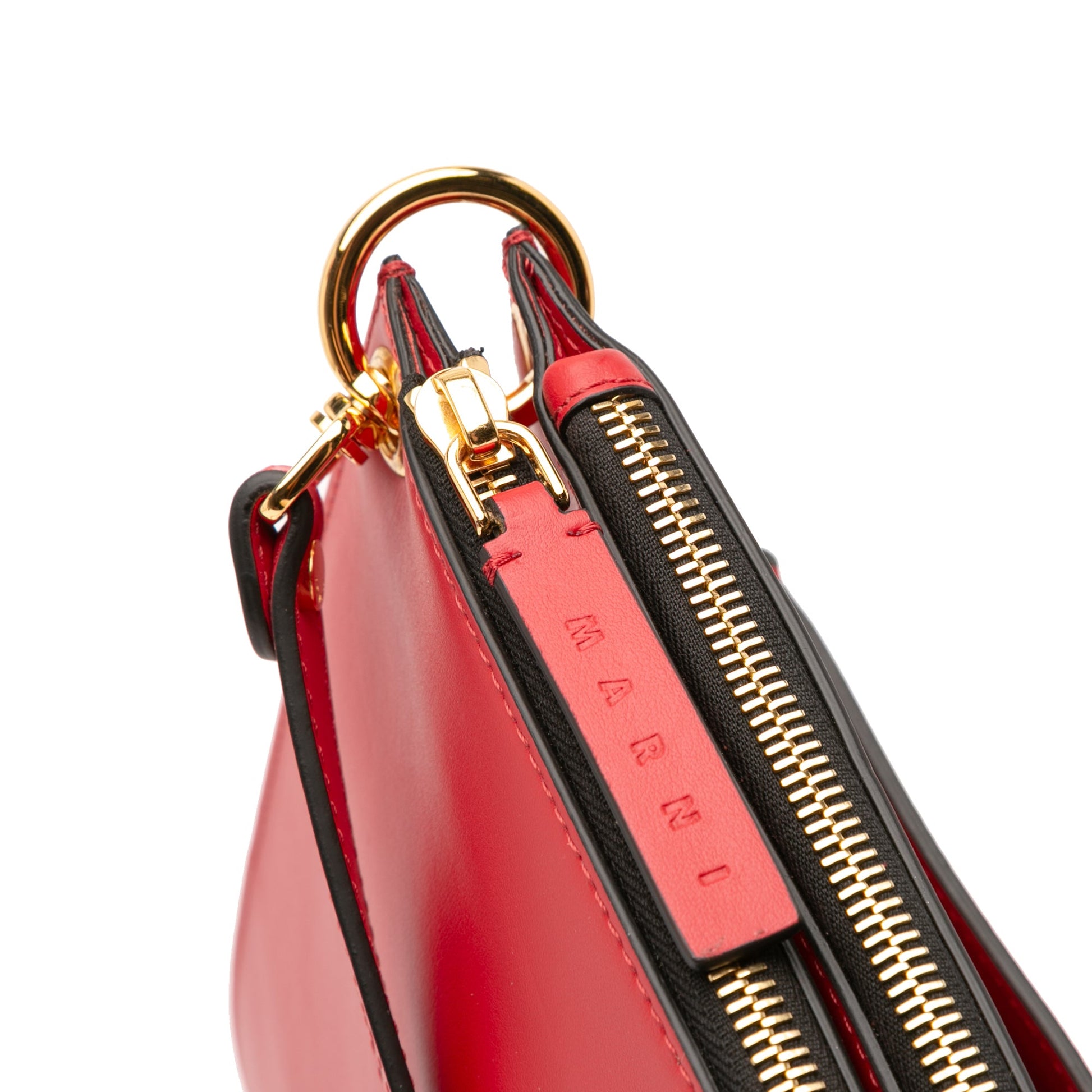 Marni Leather Pocket Crossbody