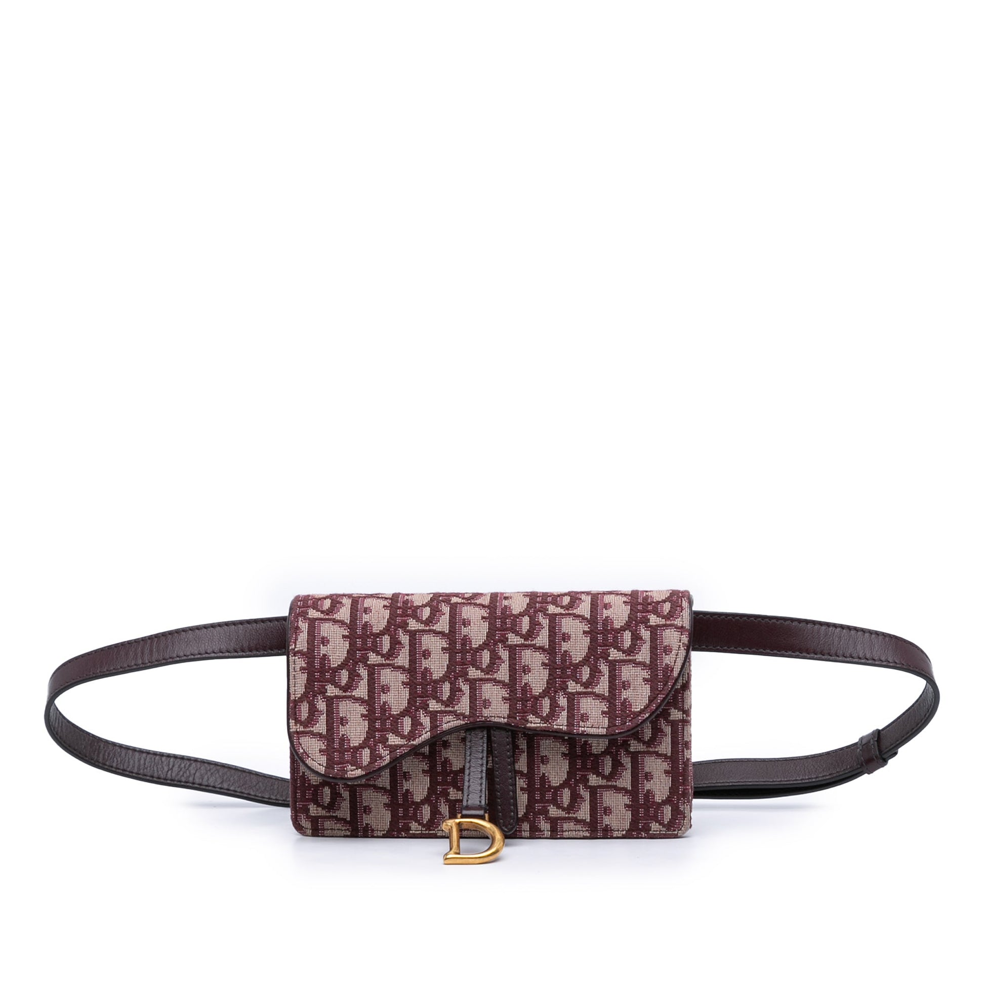 Dior Oblique Canvas Saddle Belt Bag