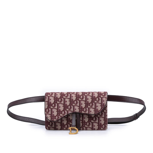 Dior Oblique Canvas Saddle Belt Bag