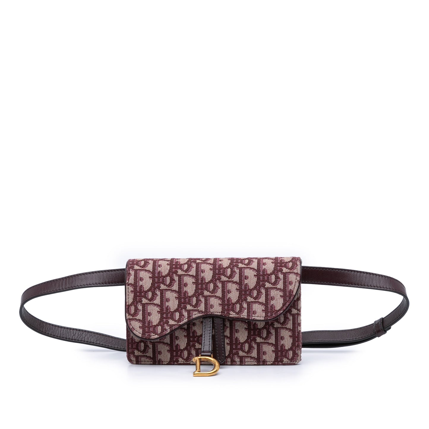 Dior Oblique Canvas Saddle Belt Bag