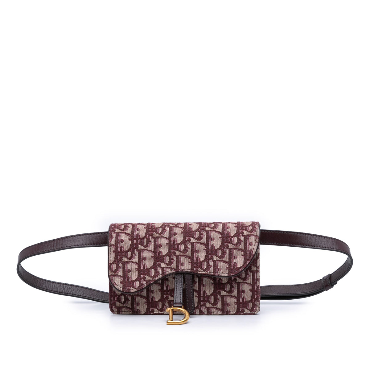 Dior Oblique Canvas Saddle Belt Bag