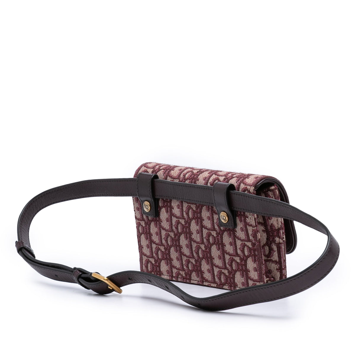 Dior Oblique Canvas Saddle Belt Bag