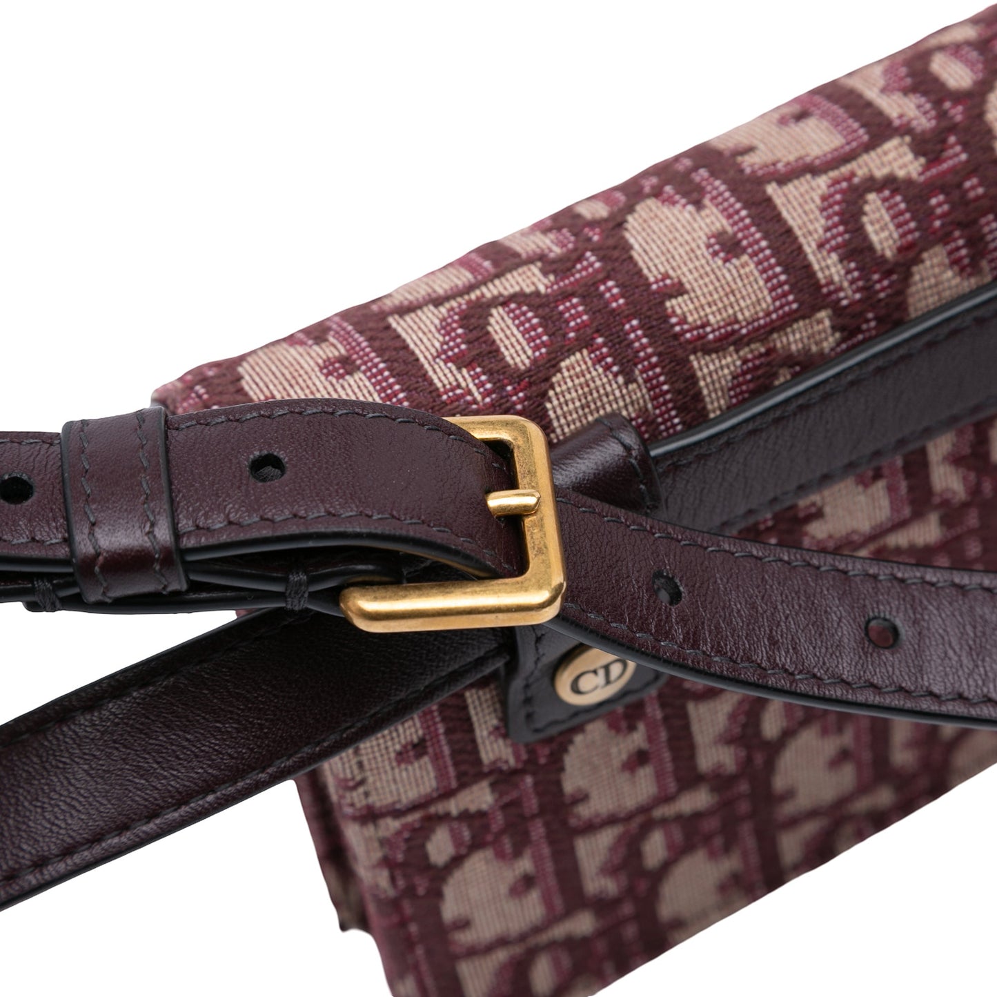 Dior Oblique Canvas Saddle Belt Bag
