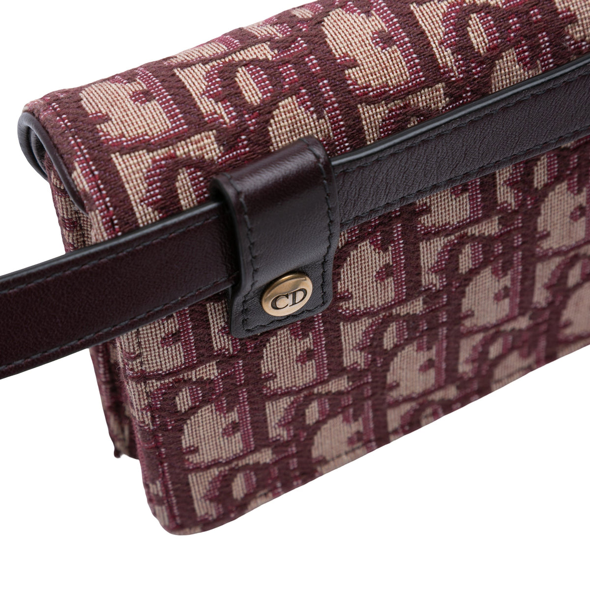 Dior Oblique Canvas Saddle Belt Bag