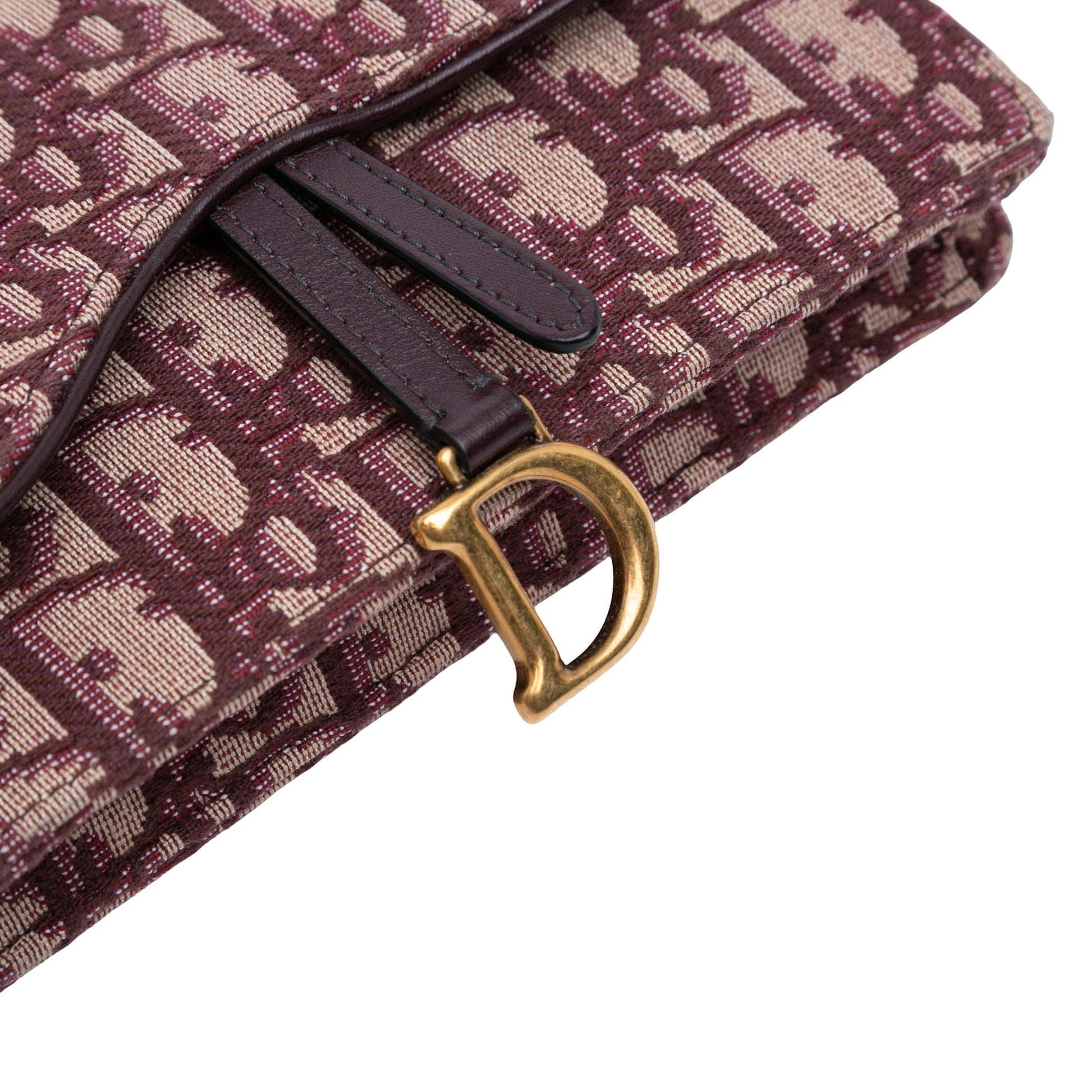 Dior Oblique Canvas Saddle Belt Bag