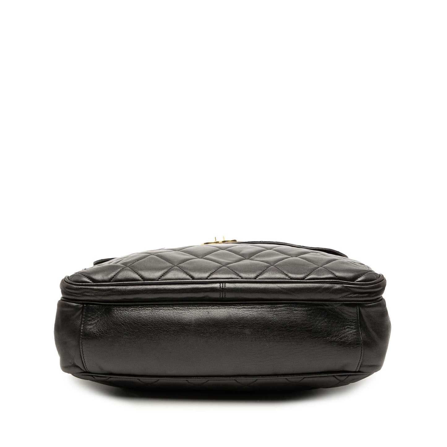 CC Quilted Lambskin Front Pocket Tote