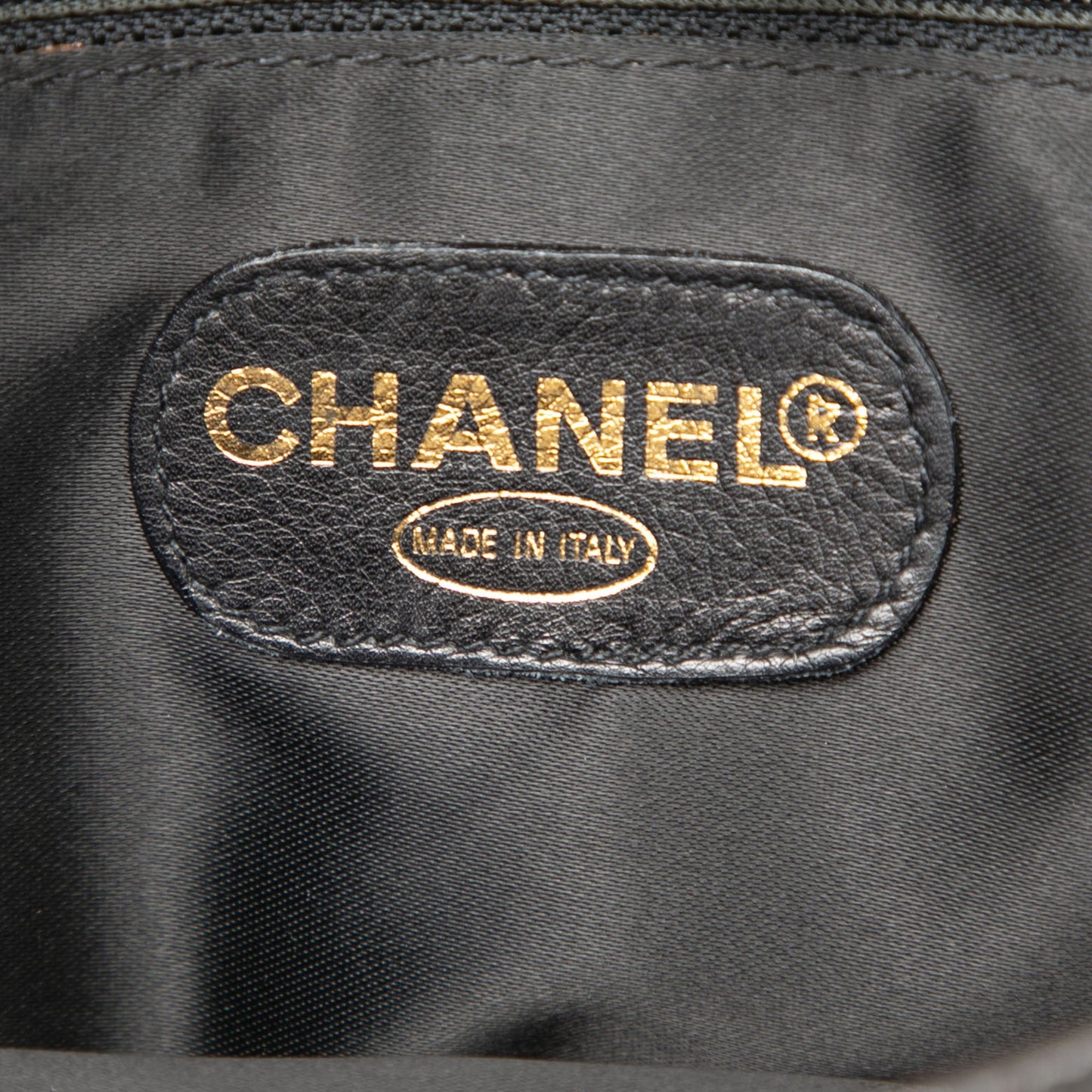 CC Quilted Lambskin Front Pocket Tote