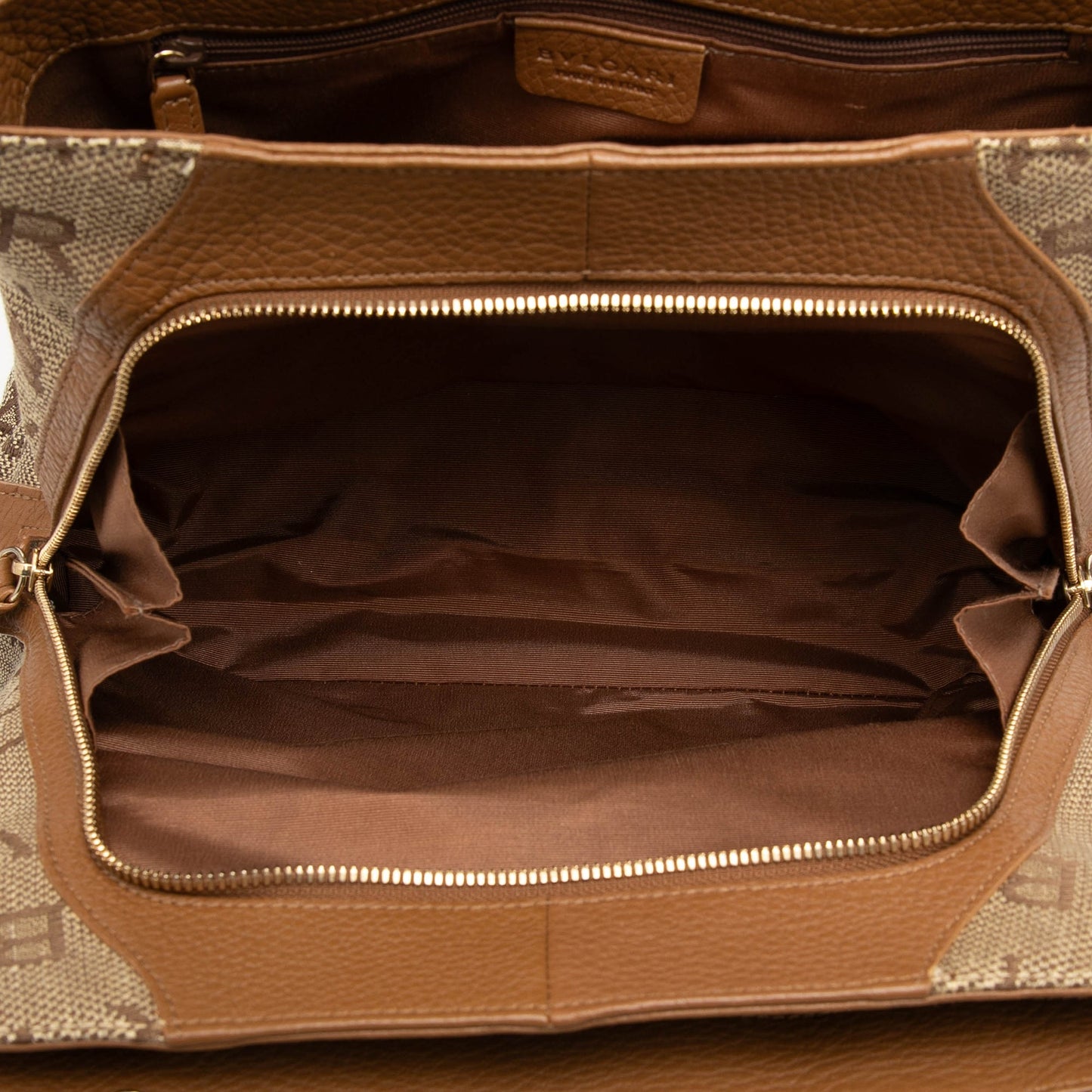 Bvlgari Logomania Canvas Satchel