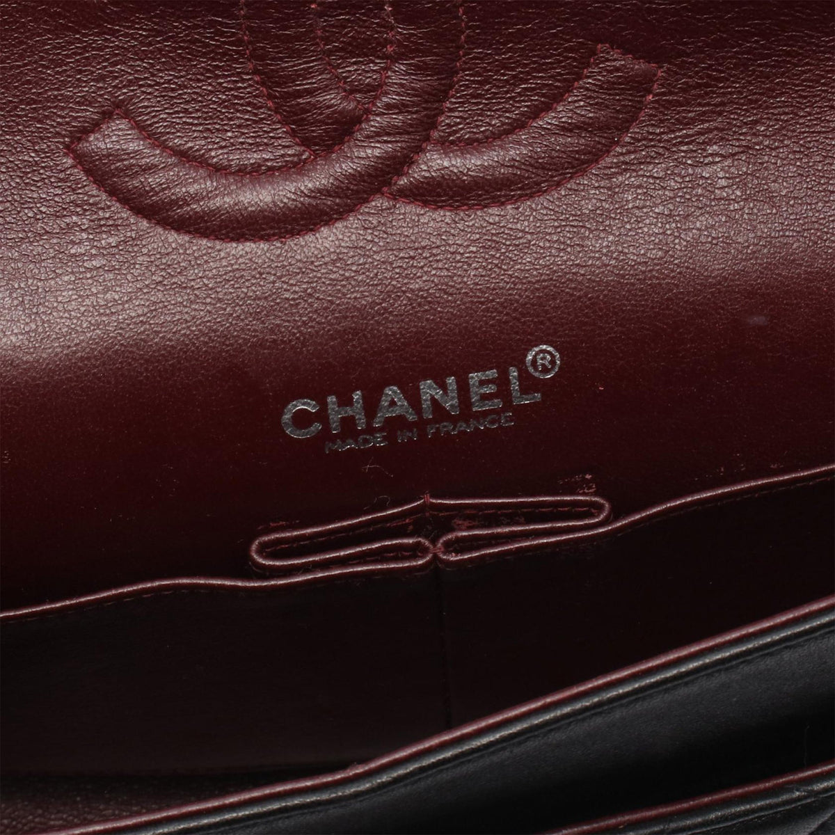 Chanel Medium Classic Lambskin Double Flap — Black