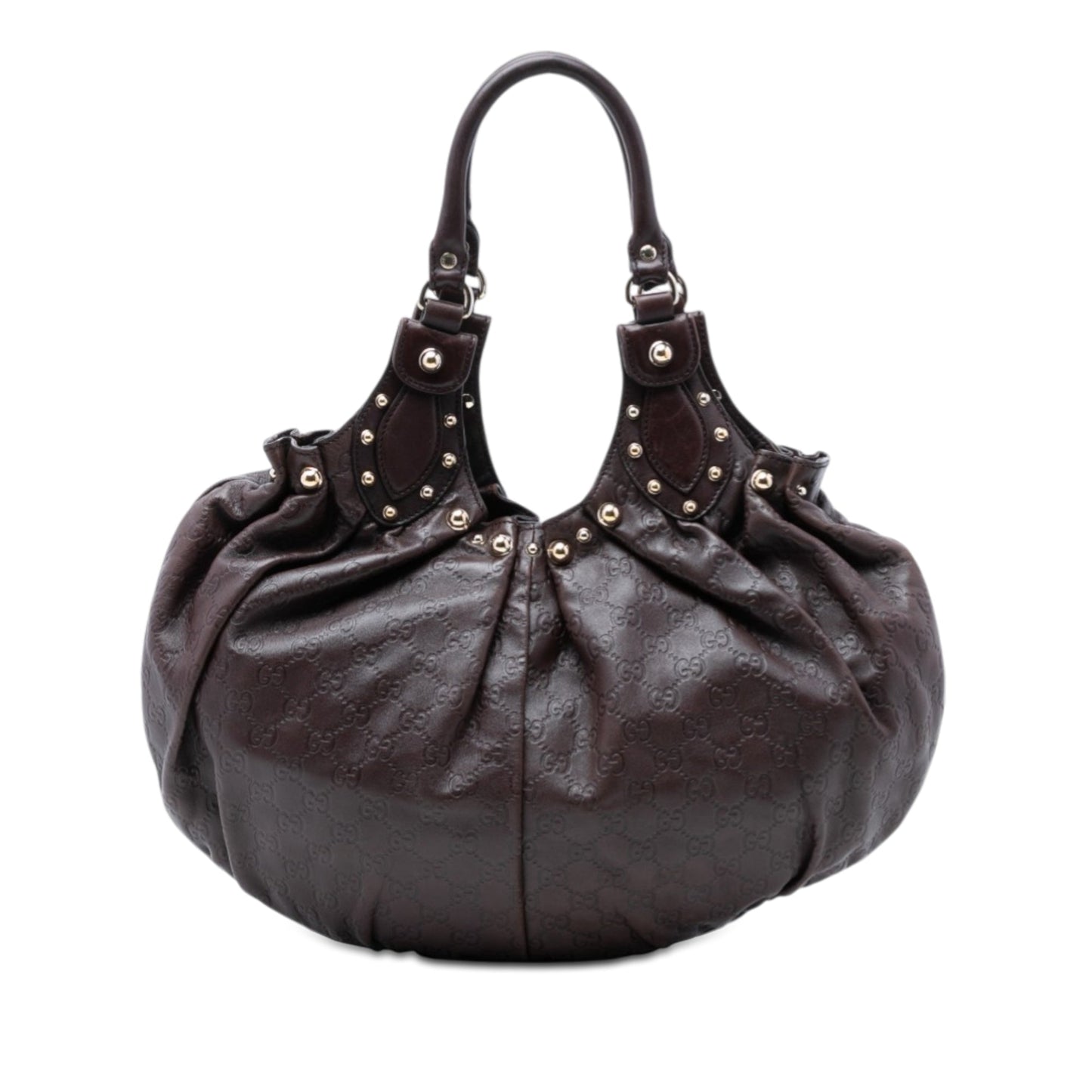 Guccissima Studded Pelham Hobo